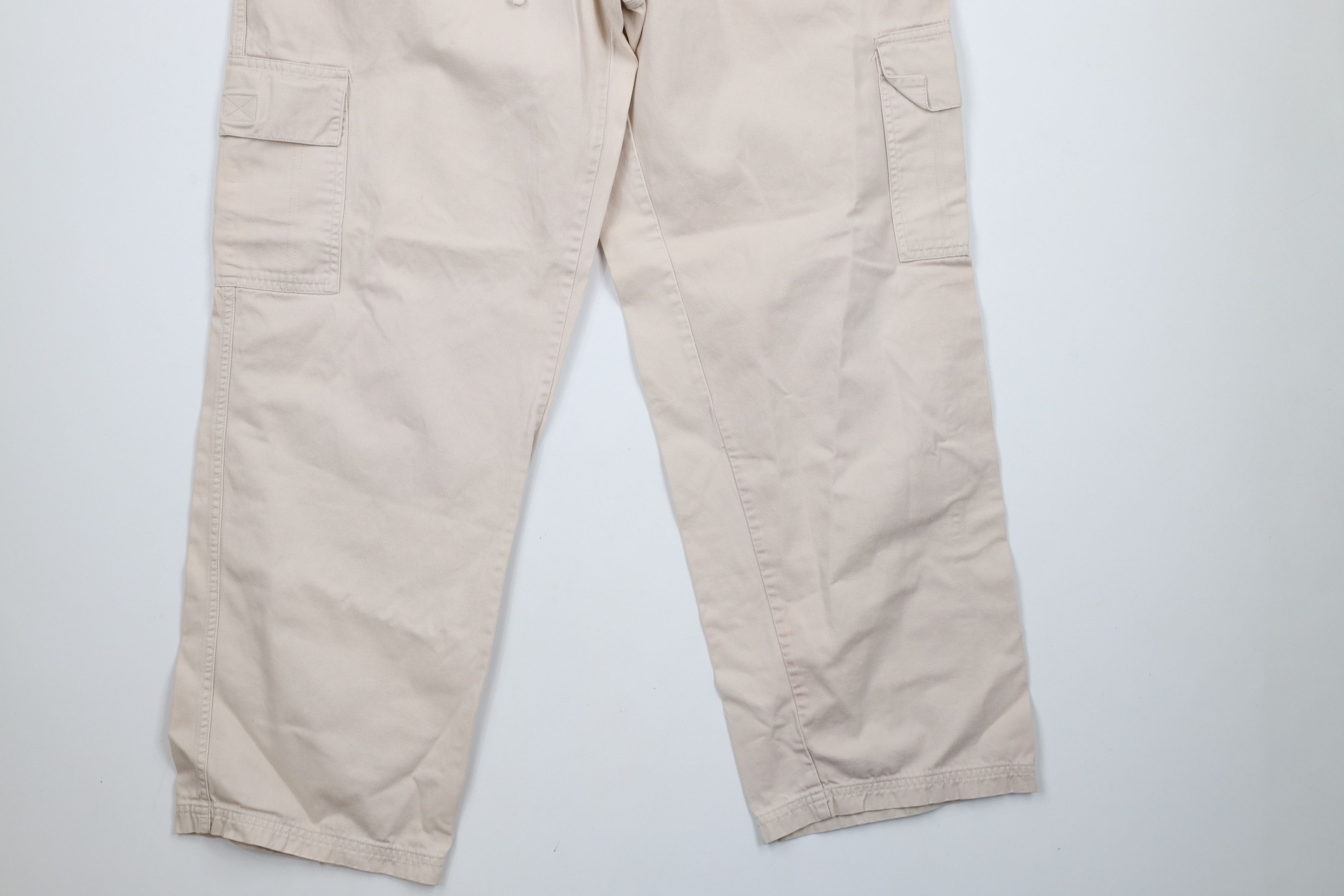 Vintage Vintage 90s Streetwear Wide Leg Baggy Cargo Pants Cotton Size 36" / US 14 / IT 50 - 4 Thumbnail