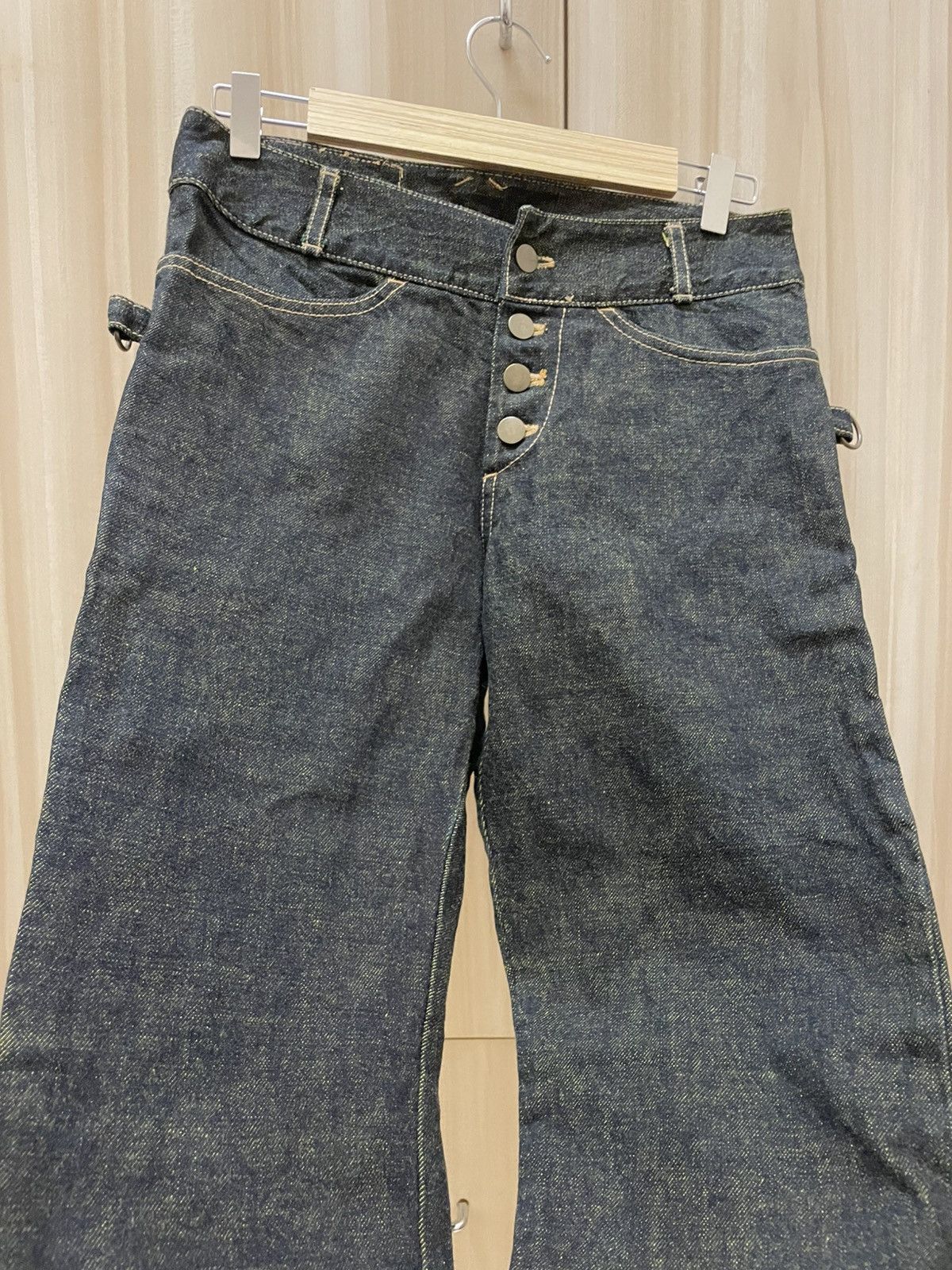 Beauty Beast Vtg Beauty:Beast AW98/99 Dark Knight Denim Jeans Size US 29 - 4 Thumbnail