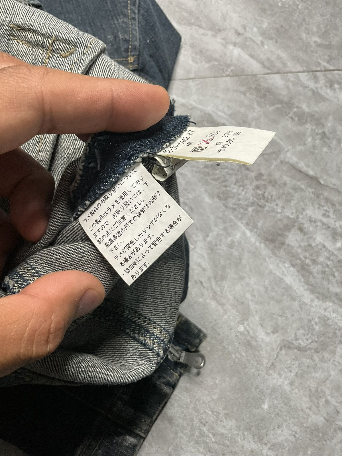 Japanese Brand Atelier Sab Men x If six was Nine Dirt Dyed Biker Denim Jkt Size US M / EU 48-50 / 2 - 17 Thumbnail