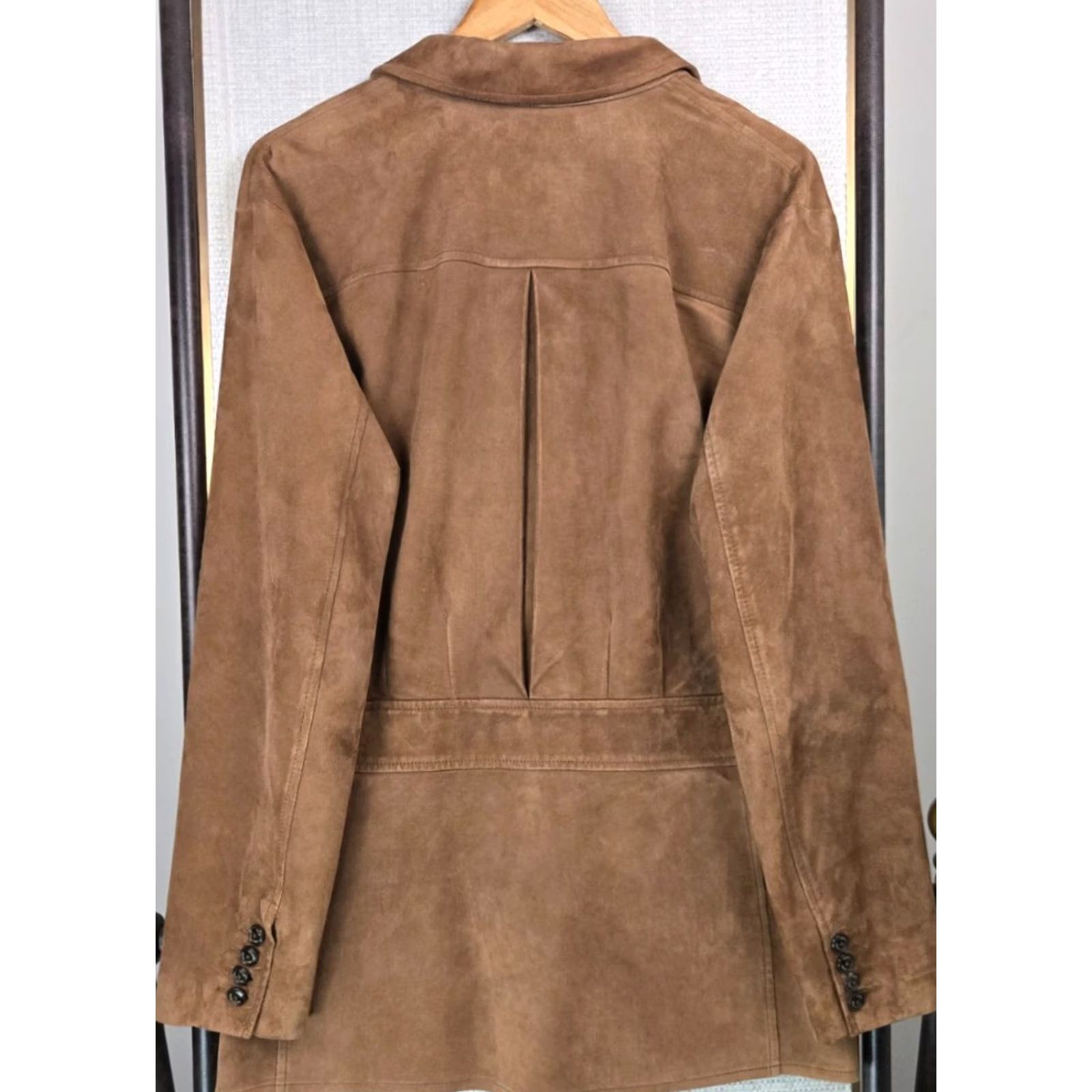 Polo Ralph Lauren Polo Ralph Lauren Jacket Mens S Brown Size 38R Soft Suede Hacking Lapels Leather Size US S / EU 44-46 / 1 - 6 Thumbnail