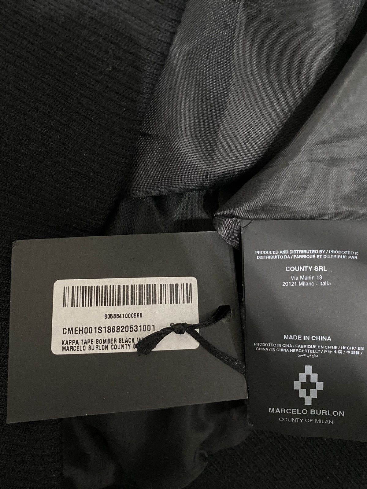 Kappa × Marcelo Burlon Marcelo Burlon x Kappa Men’s Bomber Jacket, size S, new Size US S / EU 44-46 / 1 - 5 Thumbnail