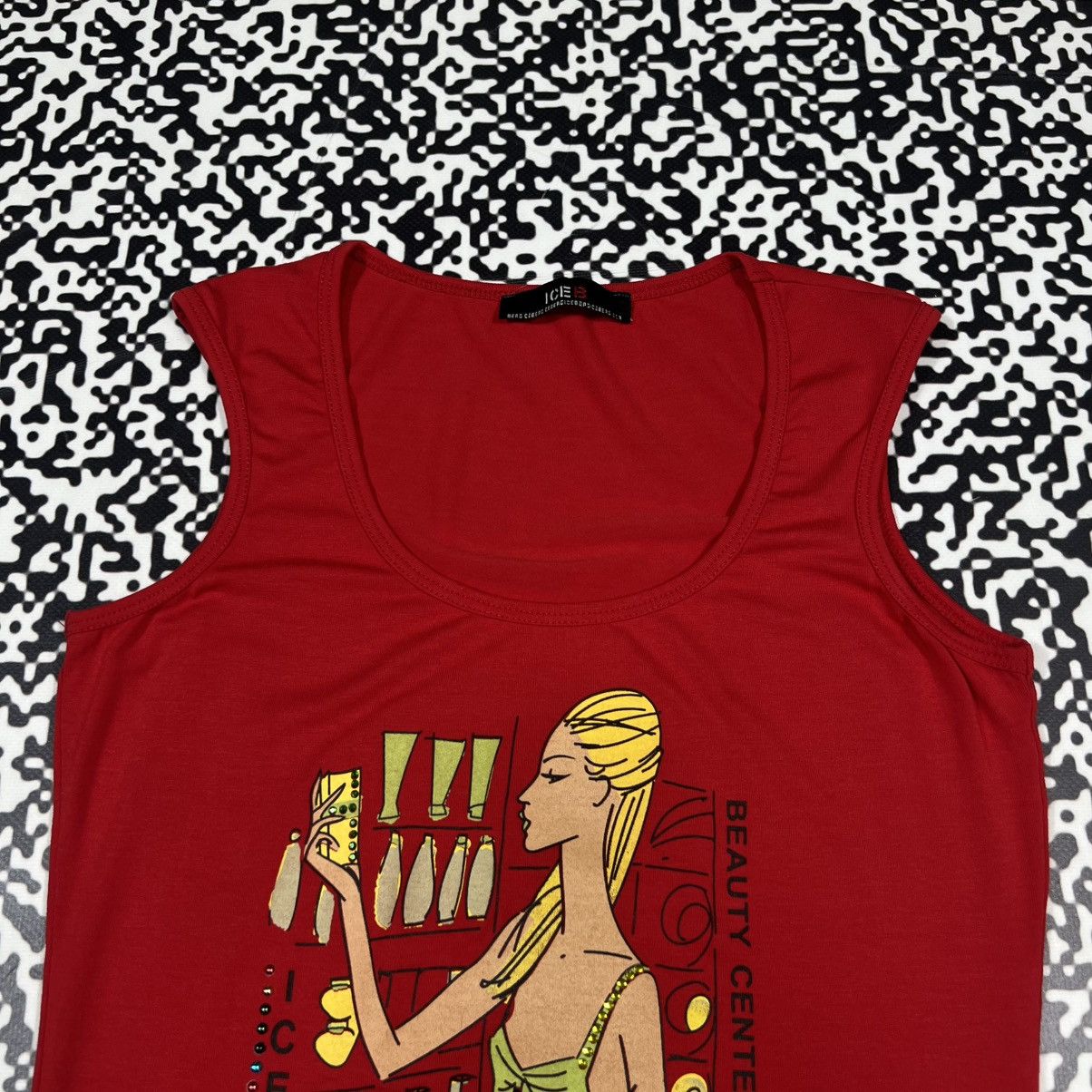 Iceberg Vintage Y2K Ice B Iceberg Luxury Retro Style Tank Top Size S / US 4 / IT 40 - 6 Thumbnail