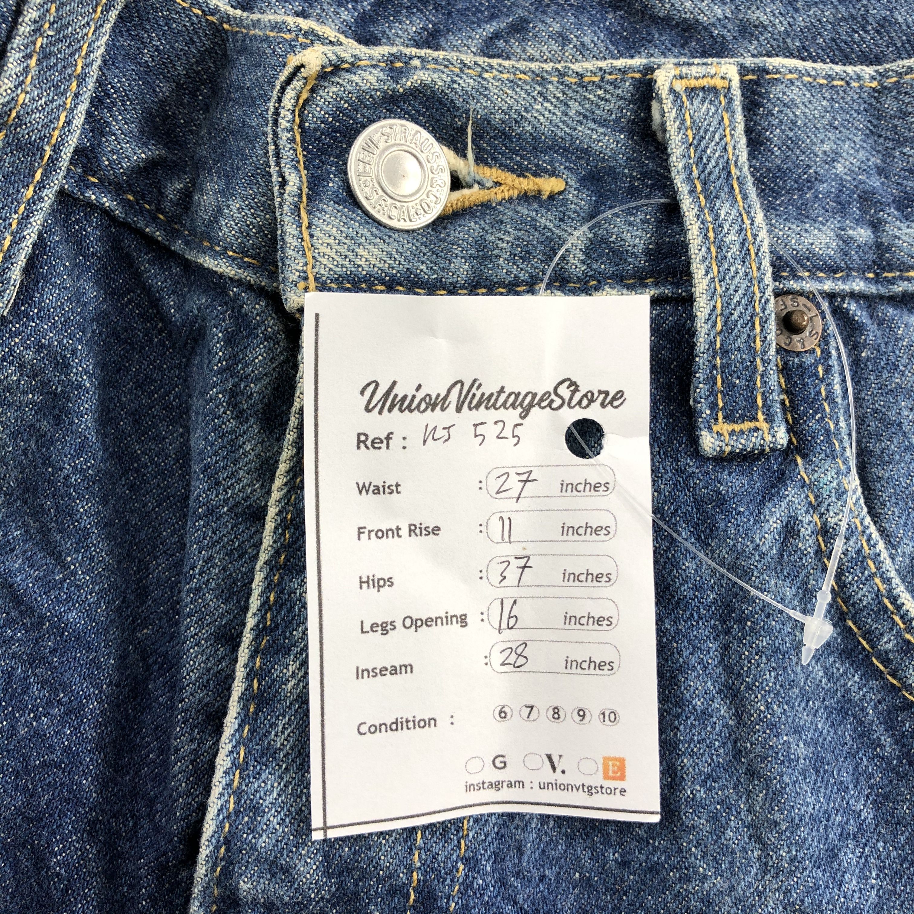 Levi's Vintage Levis 550 Jeans Relaxed Fit Denim KJ525 Size US 27 - 12 Thumbnail