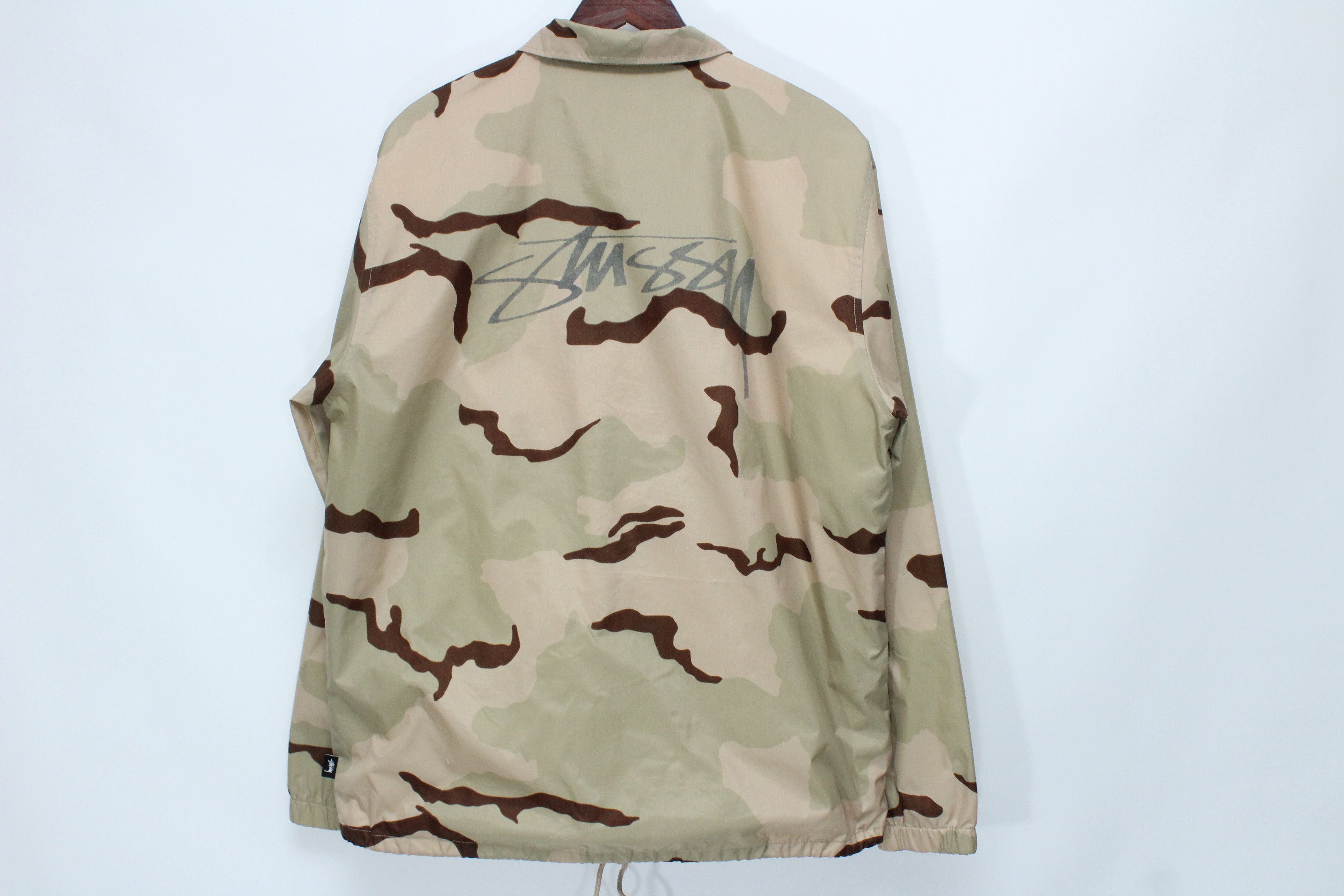 Stussy Stussy Coach Jacket Camo Size L Size US L / EU 52-54 / 3 - 4 Thumbnail