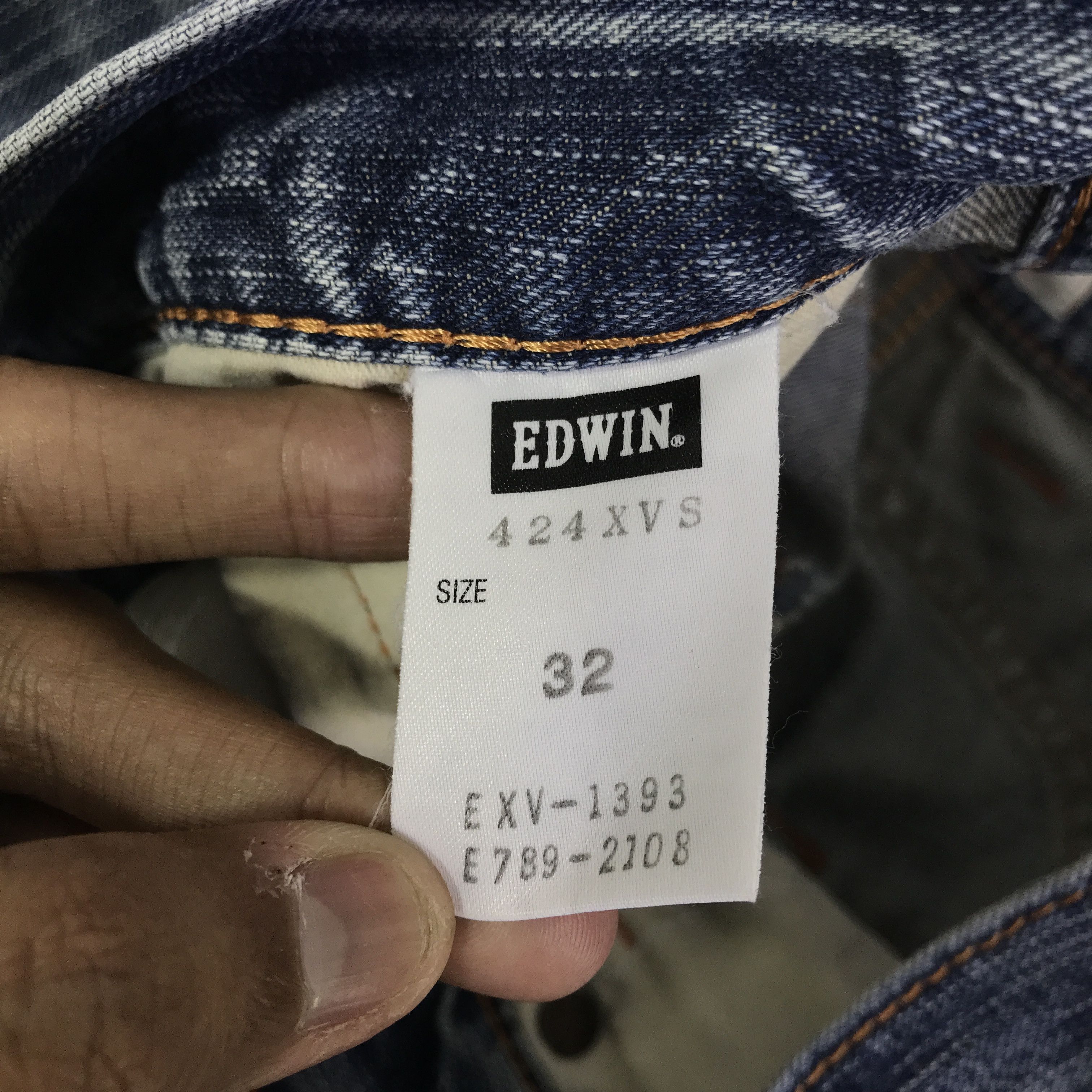 Edwin Vintage Edwin Japan denim Jeans K74B20 Size US 32 / EU 48 - 16 Thumbnail