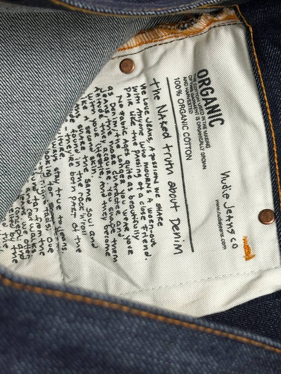 Nudie Jeans Nudie Jeans Dude Dan Dry Denim Jeans Made In Italy Size US 30 / EU 46 - 14 Thumbnail