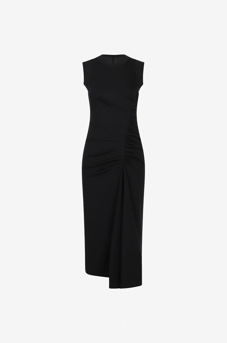 Alexander McQueen o1y0325 Midi Dress in Black Size S / US 4 / IT 40 - 1 Thumbnail