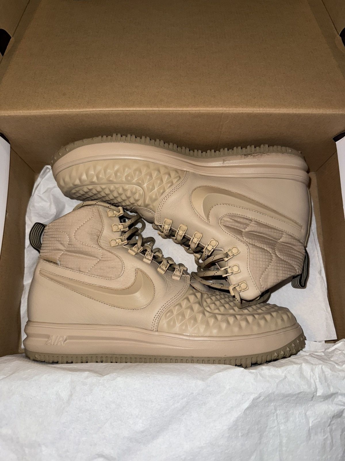 Nike Nike Lunar Force 1 Duckboot “Linen” Sz 11 Size US 11 / EU 44 - 1 Thumbnail