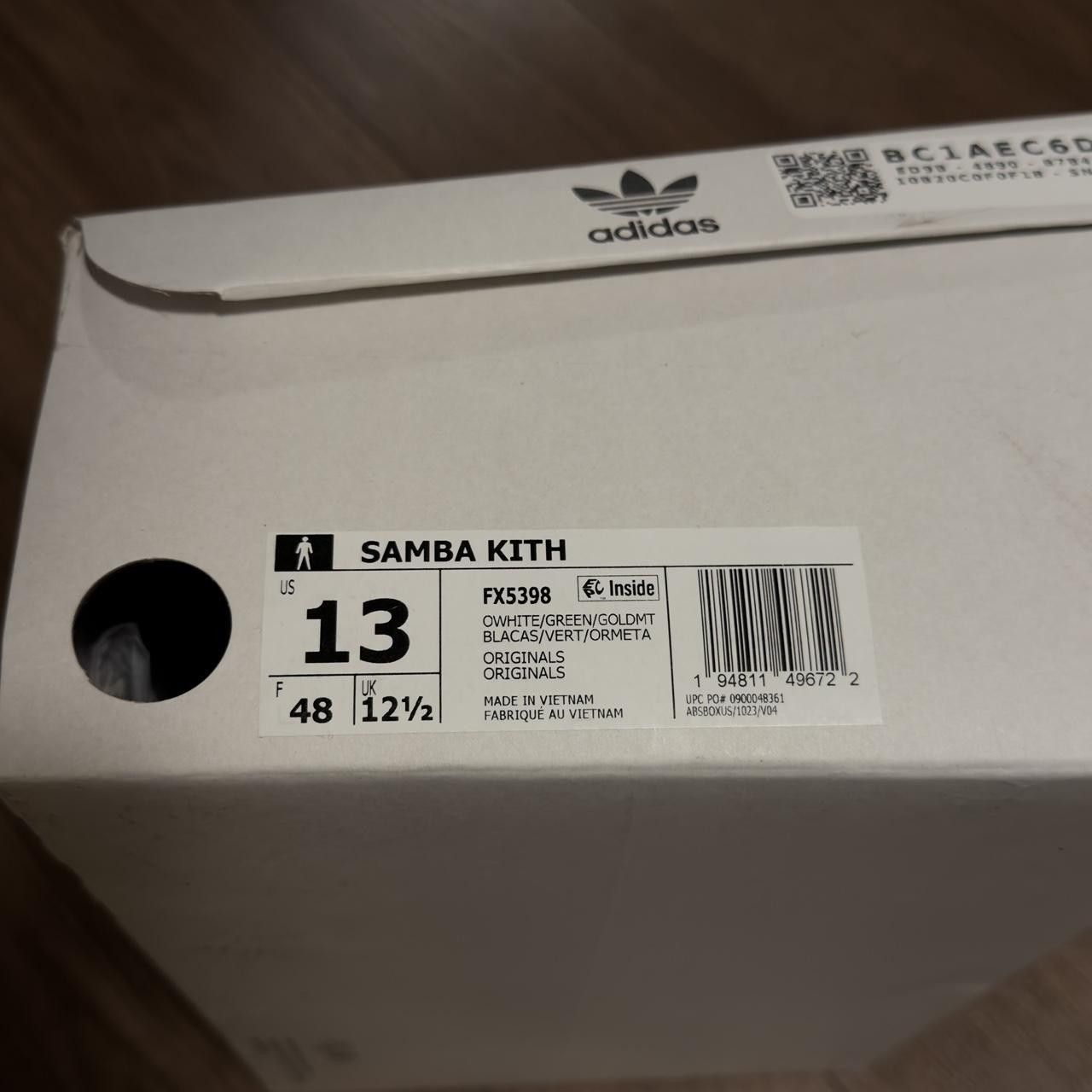 Adidas × Kith Adidas x Kith Sambas white Size US 13 / EU 46 - 7 Thumbnail