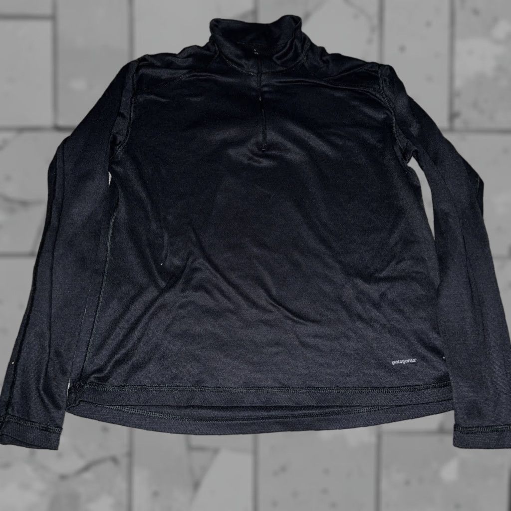 Patagonia Patagonia Capilene Black Half Zip Pullover Womens Size L Size L / US 10 / IT 46 - 1 Thumbnail