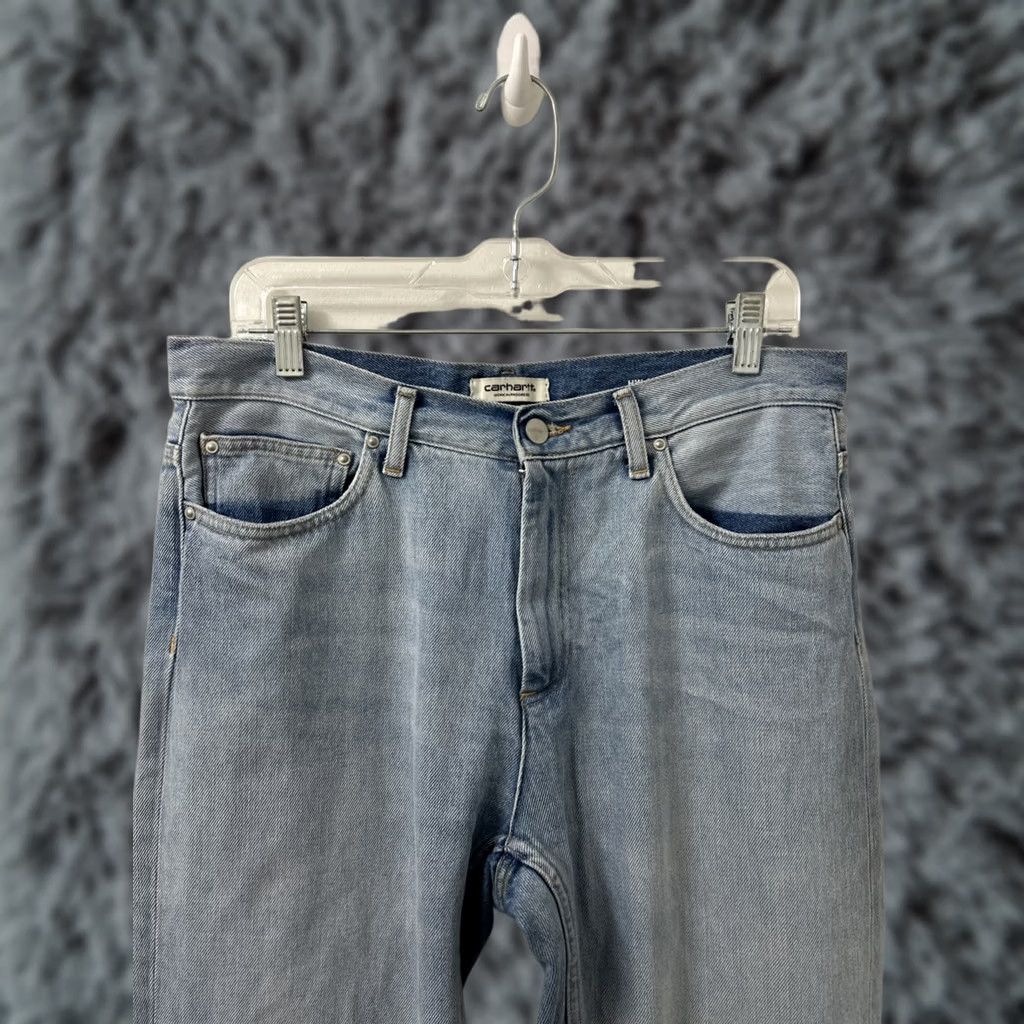 Carhartt VINTAGE Carhartt WIP Jeans Womens 31x28 Blue Page Carrot Ankle Slim Tapered YKK Pants Size 24" / US 00 / IT 34 - 1 Thumbnail