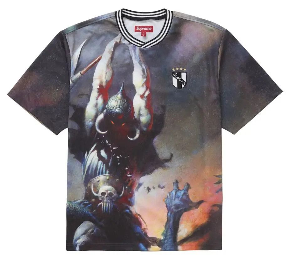 Supreme Frazetta Soccer Jersey Size US L / EU 52-54 / 3 - 1 Thumbnail