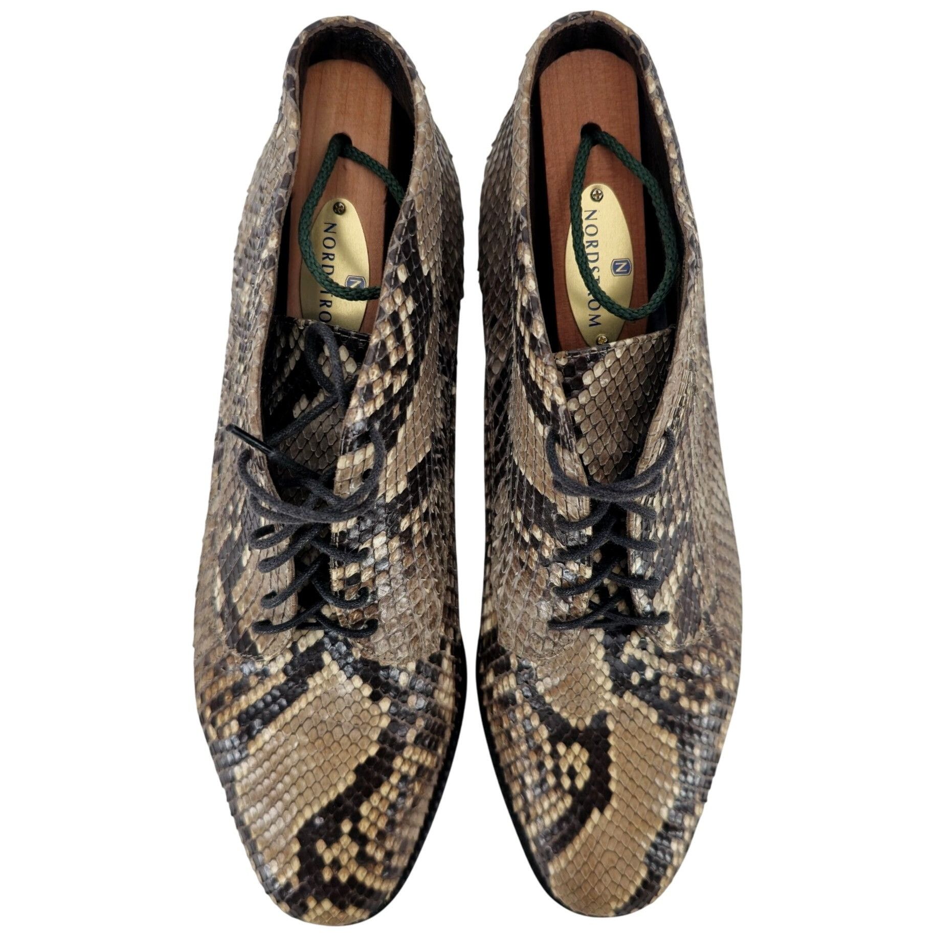 Carel Paris Carel Paris Italy Exotic Snakeskin Leather Ankle Chukka Boot Size US 6.5 / IT 36.5 - 8 Thumbnail