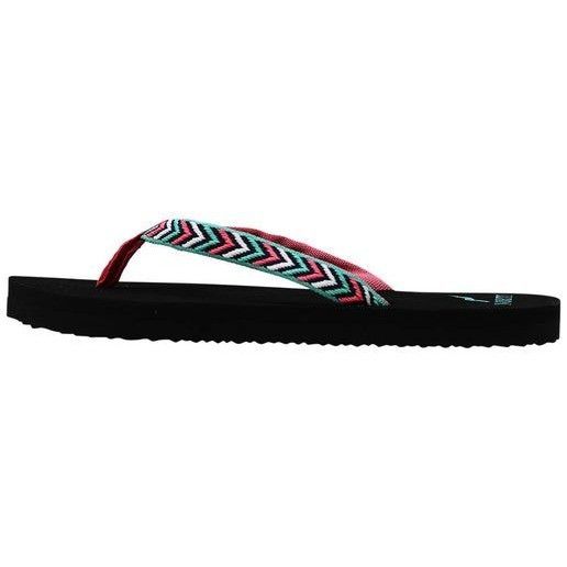 Other Norty Womens Black Chevron Flip Flop Sandals Size 6 With Red Size US 6 / IT 36 - 8 Thumbnail