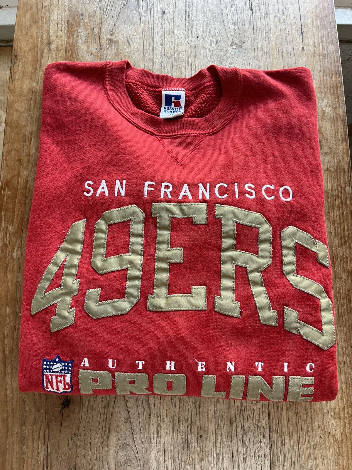 NFL × Vintage Vintage San Francisco 49ERS sweater Team NFL 90’s Size US XL / EU 56 / 4 - 1 Thumbnail