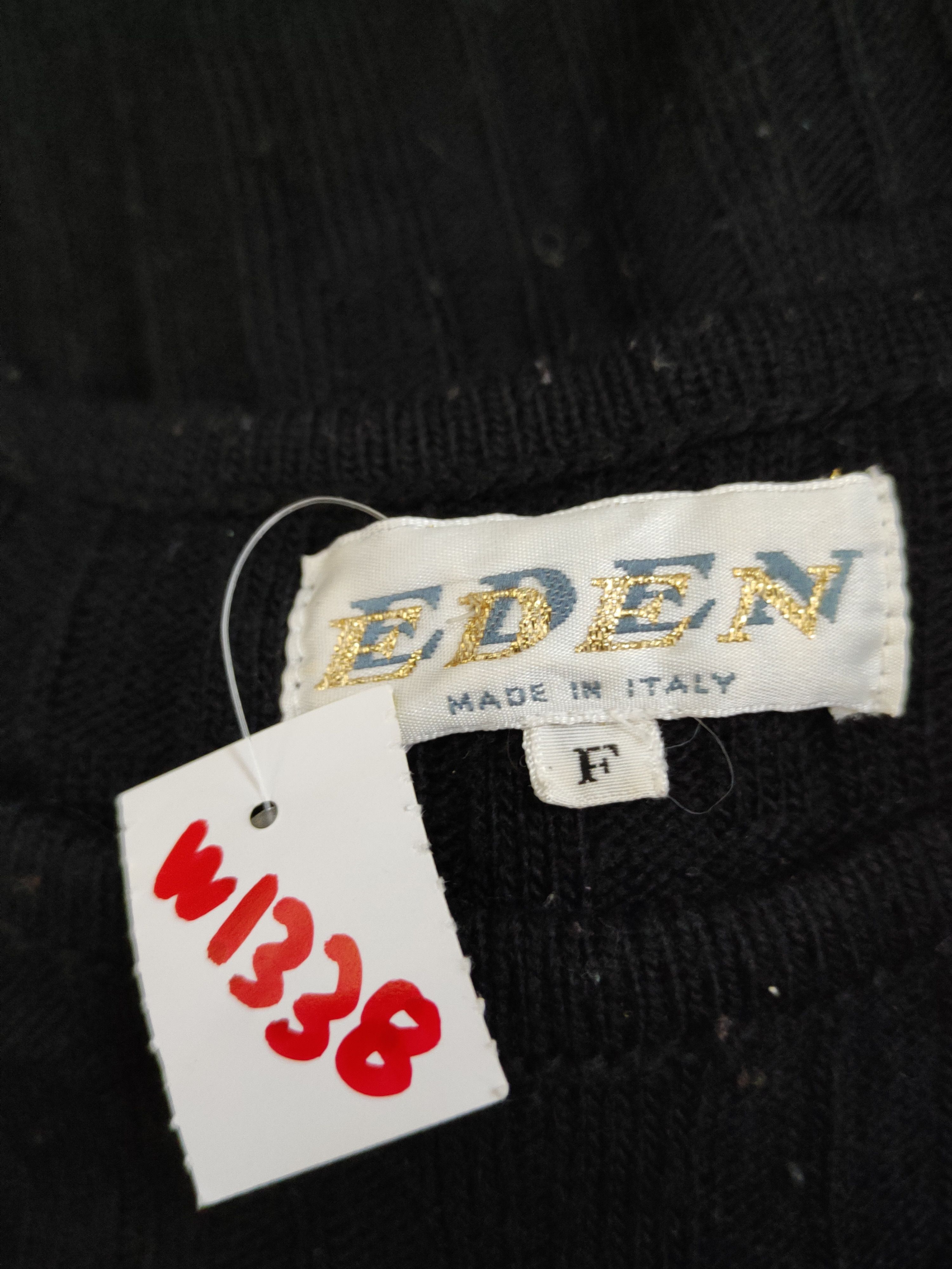 Homespun Knitwear Eden Black Knitwear Long Sleeve #W1338 Size M / US 6-8 / IT 42-44 - 13 Thumbnail