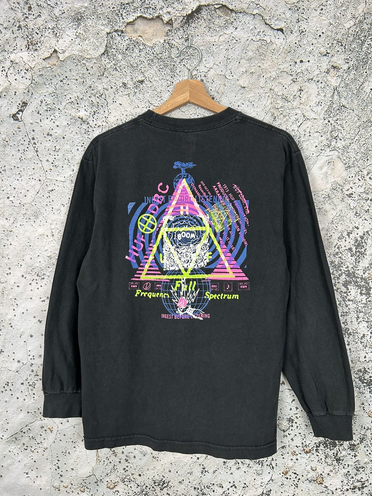 Huf HUF Skateboarding Longsleeve Graphic Streetwear Vintage Size US M / EU 48-50 / 2 - 1 Thumbnail