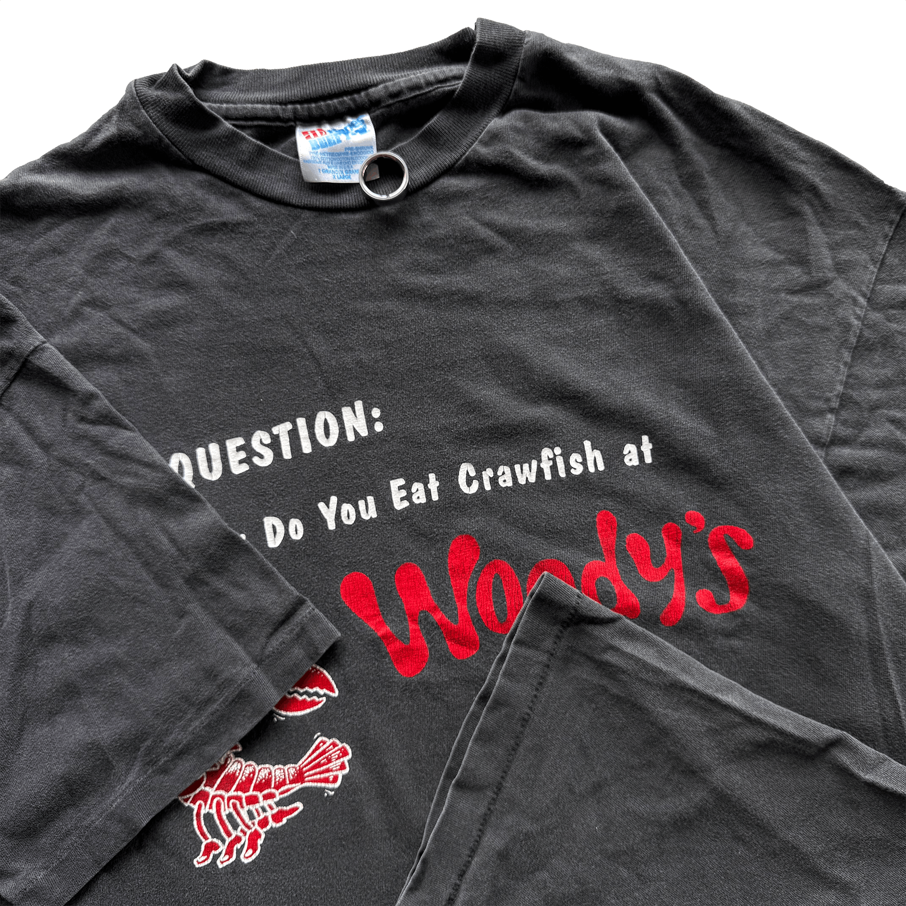 Vintage 1990s Vintage Woody's Crawfish Tee Size US XL / EU 56 / 4 - 3 Thumbnail
