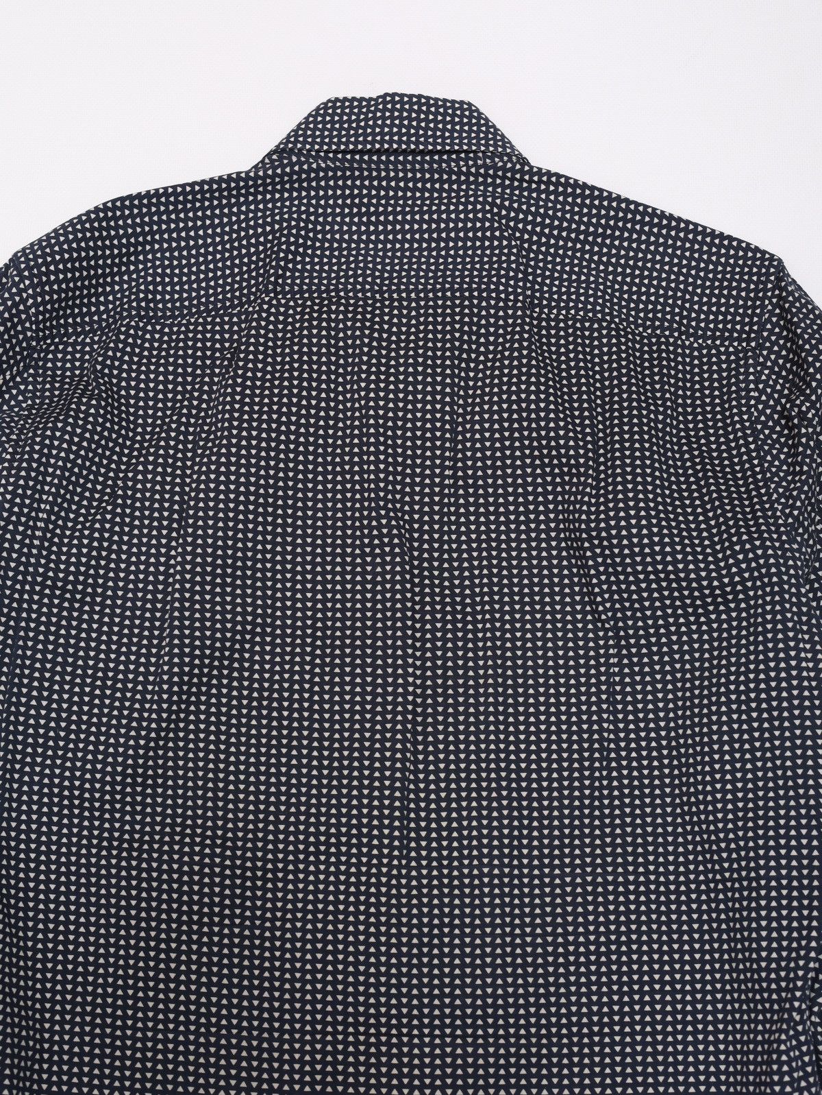 Gucci Gucci Triangle Pattern Printed Long Sleeve Shirt Cotton Size US S / EU 44-46 / 1 - 14 Thumbnail