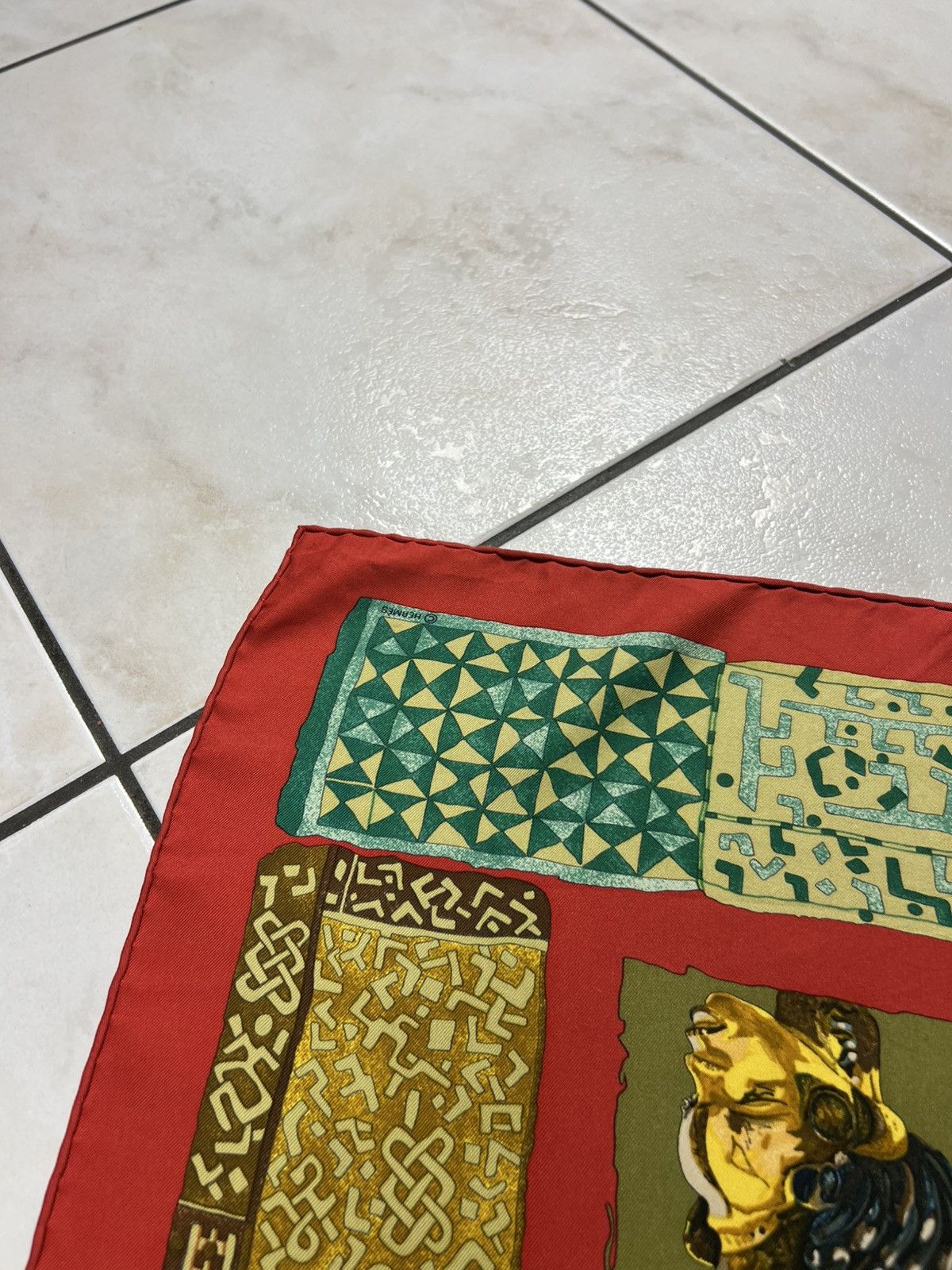 Hermes Vintage Hermes Persona loic dubigeon silk handkerchief scarf Size ONE SIZE - 17 Thumbnail