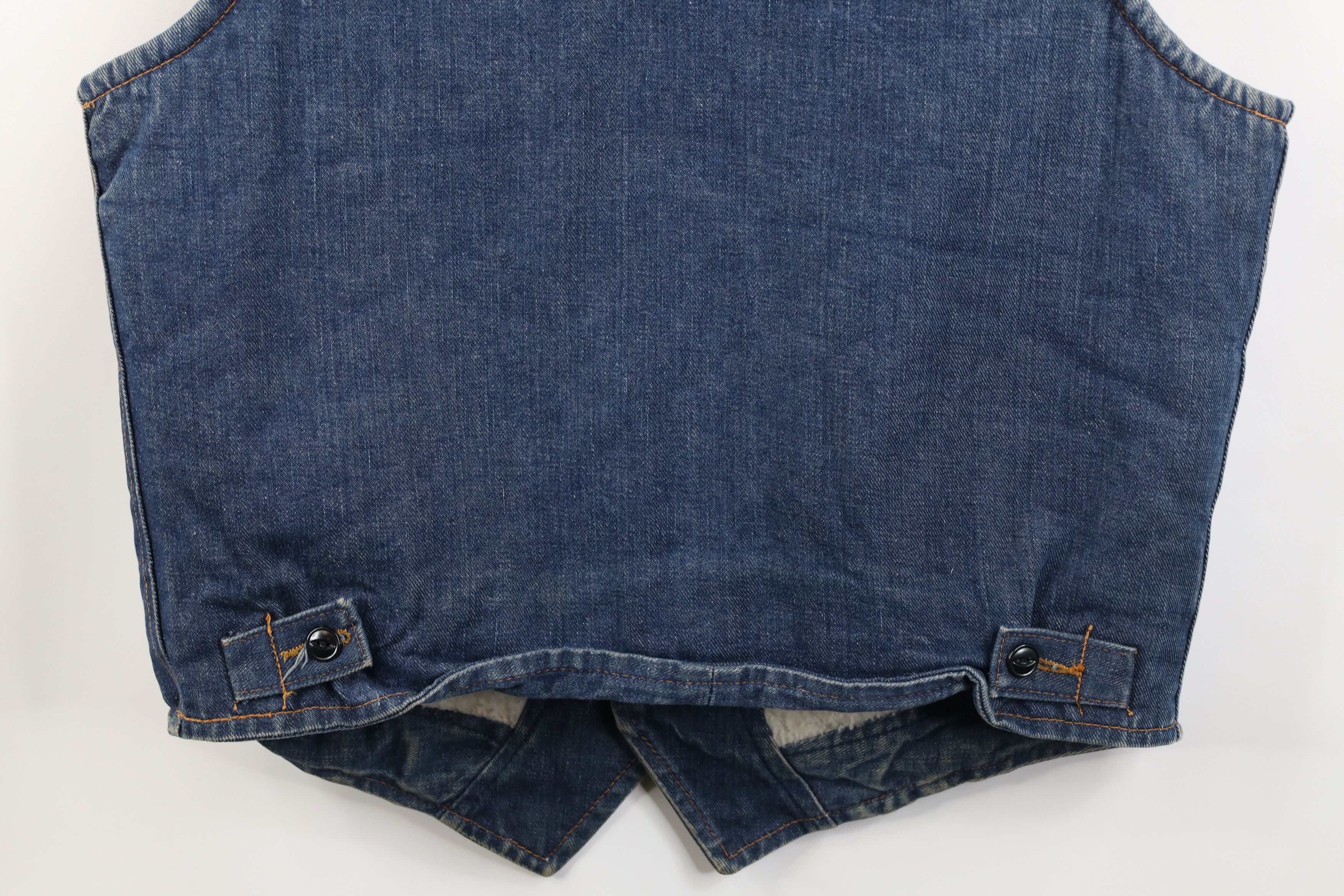 Lee Vintage 60s 70s Lee Storm Rider Lined Denim Vest Jacket USA Size US M / EU 48-50 / 2 - 15 Thumbnail