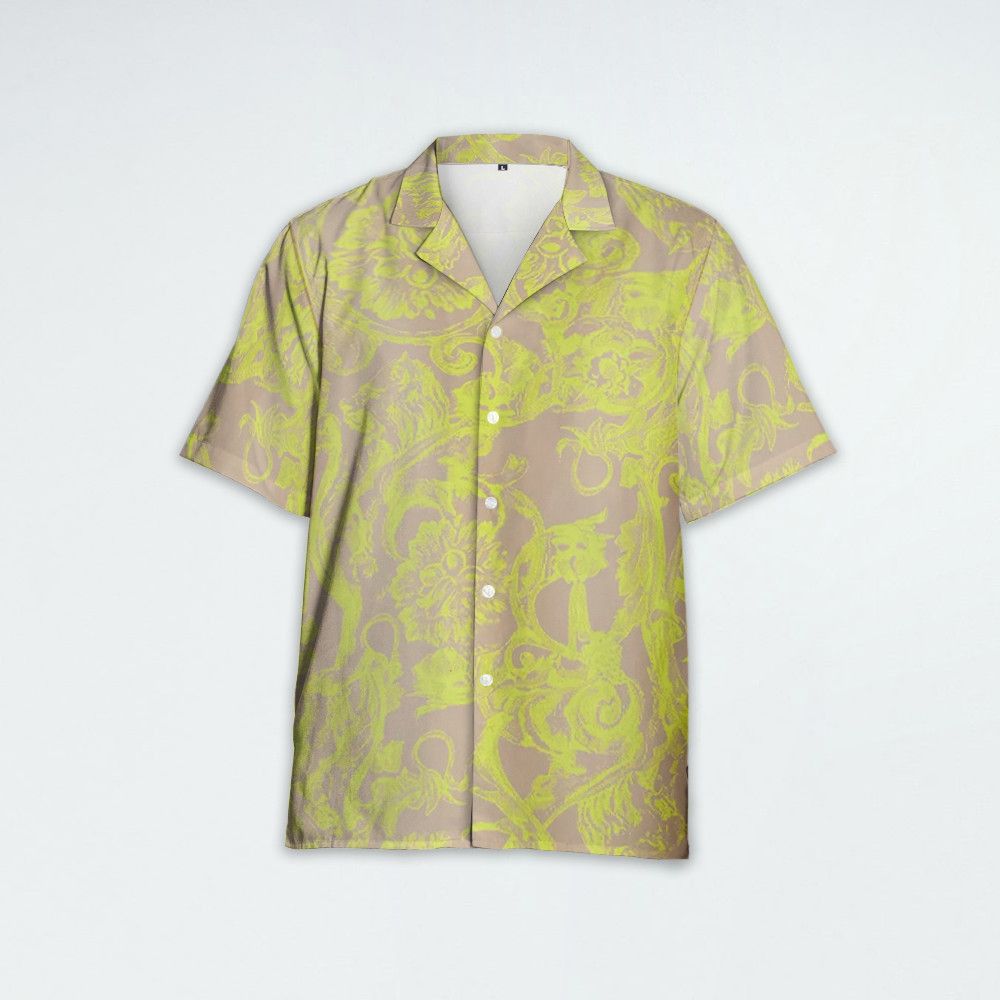 Designer × The Unbranded Brand Barocco Stencil Shirt | Bold Heritage Shirt Size US L / EU 52-54 / 3 - 3 Thumbnail