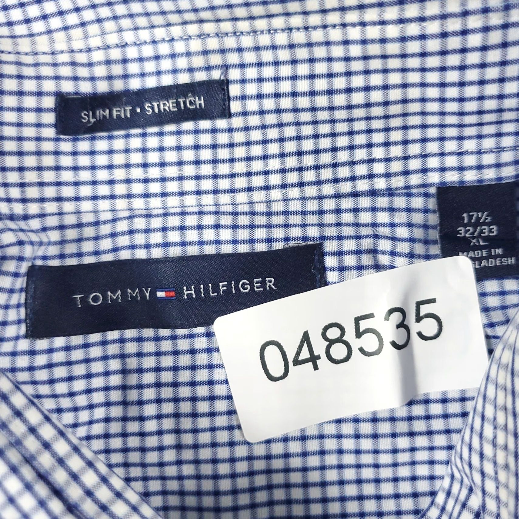 Tommy Hilfiger Tommy Hilfiger Shirt XL Check Plaid Button Up Long Sleeve Casual Mens Size US XL / EU 56 / 4 - 7 Thumbnail