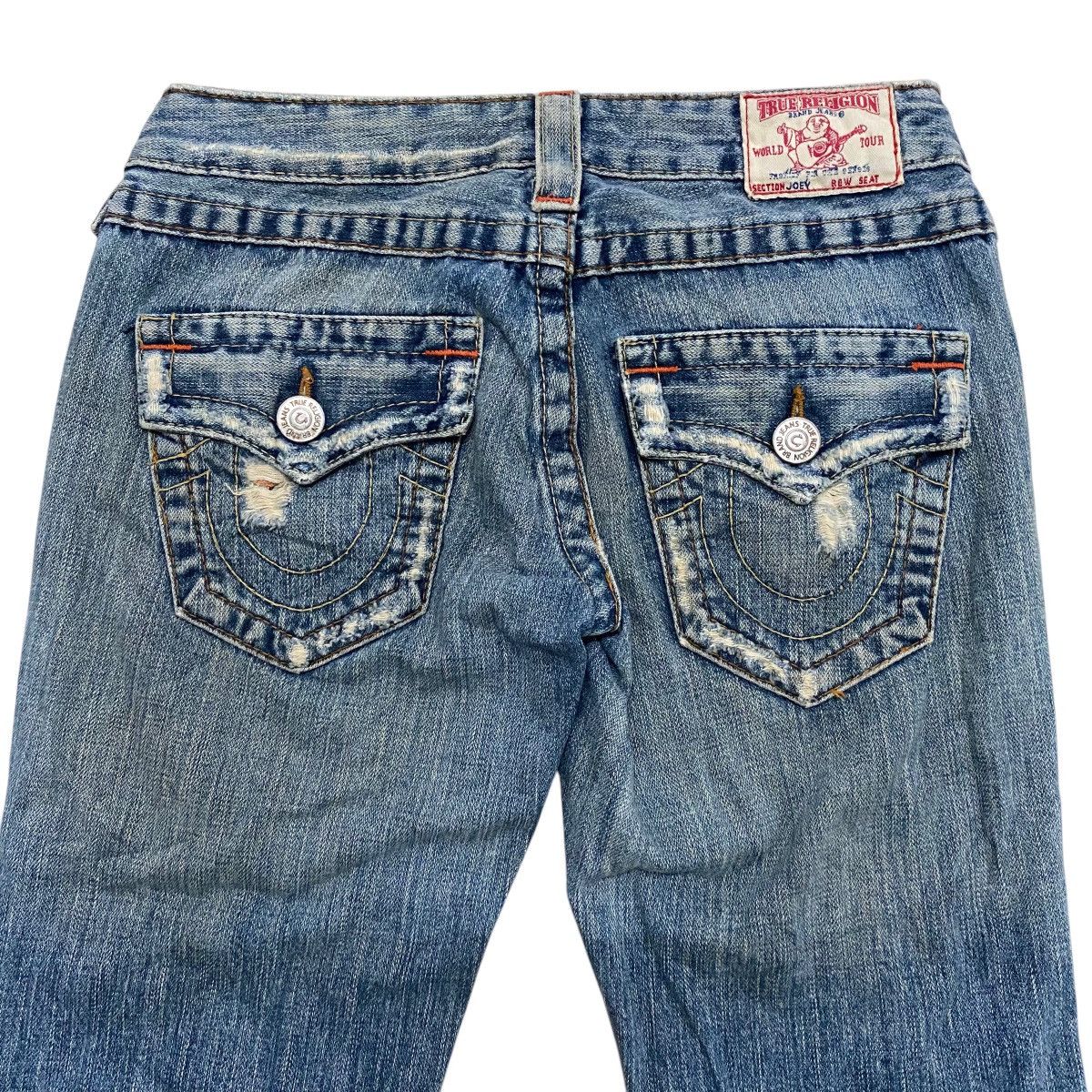 True Religion ☀️Vintage True Religion flare distressed jeans Size 27" / US 4 / IT 40 - 6 Thumbnail