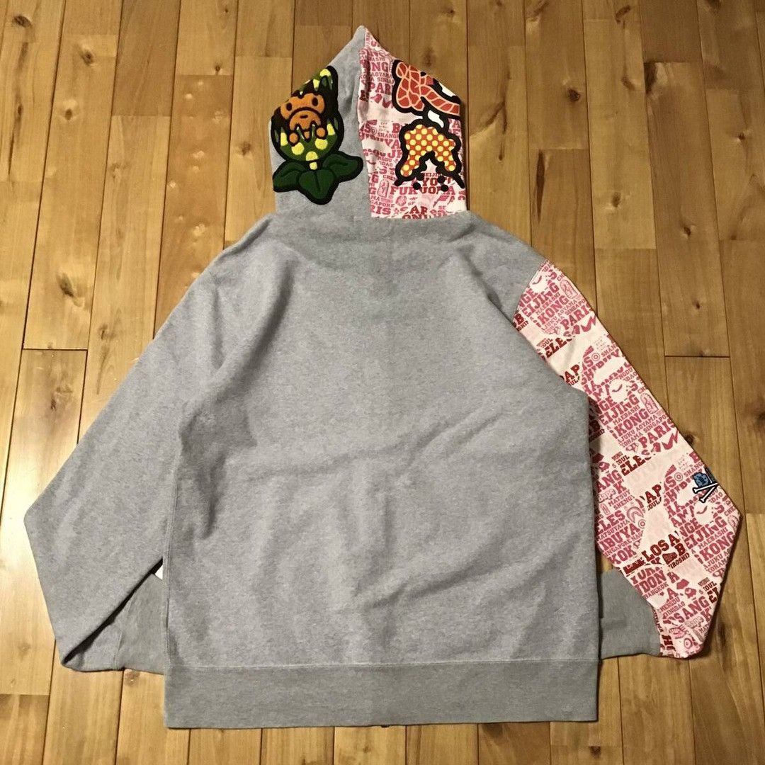 Bape BAPE CITIES CAMO XXV MILO JURASSIC REX FULL ZIP HOODIE APE Size US XL / EU 56 / 4 - 2 Thumbnail
