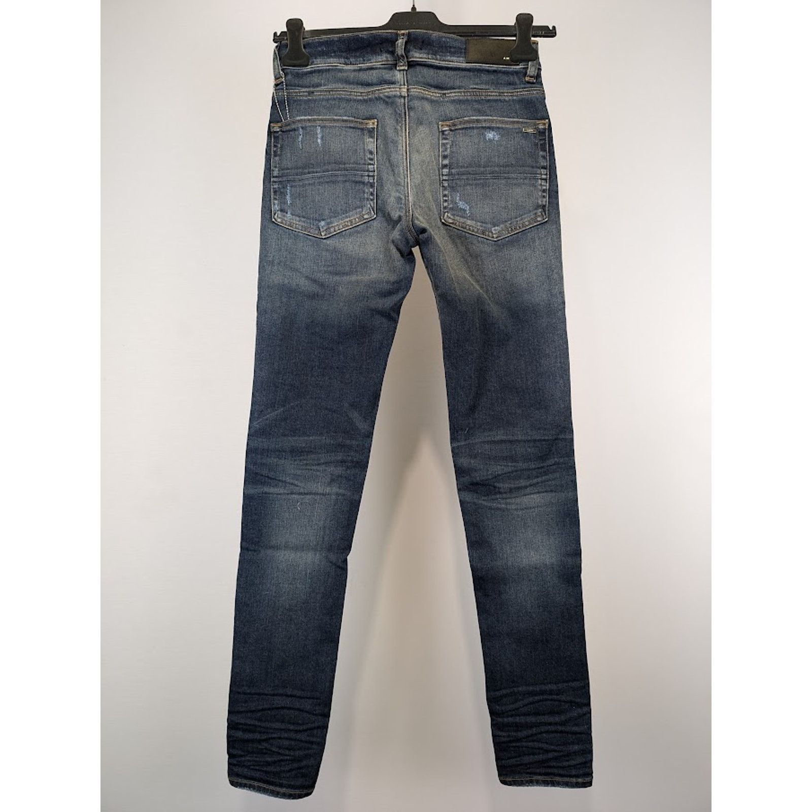 Amiri o1rshd1 Q:2 / MX1 Ultrasuede Jean in Deep Classic Blue Size US 29 - 13 Thumbnail