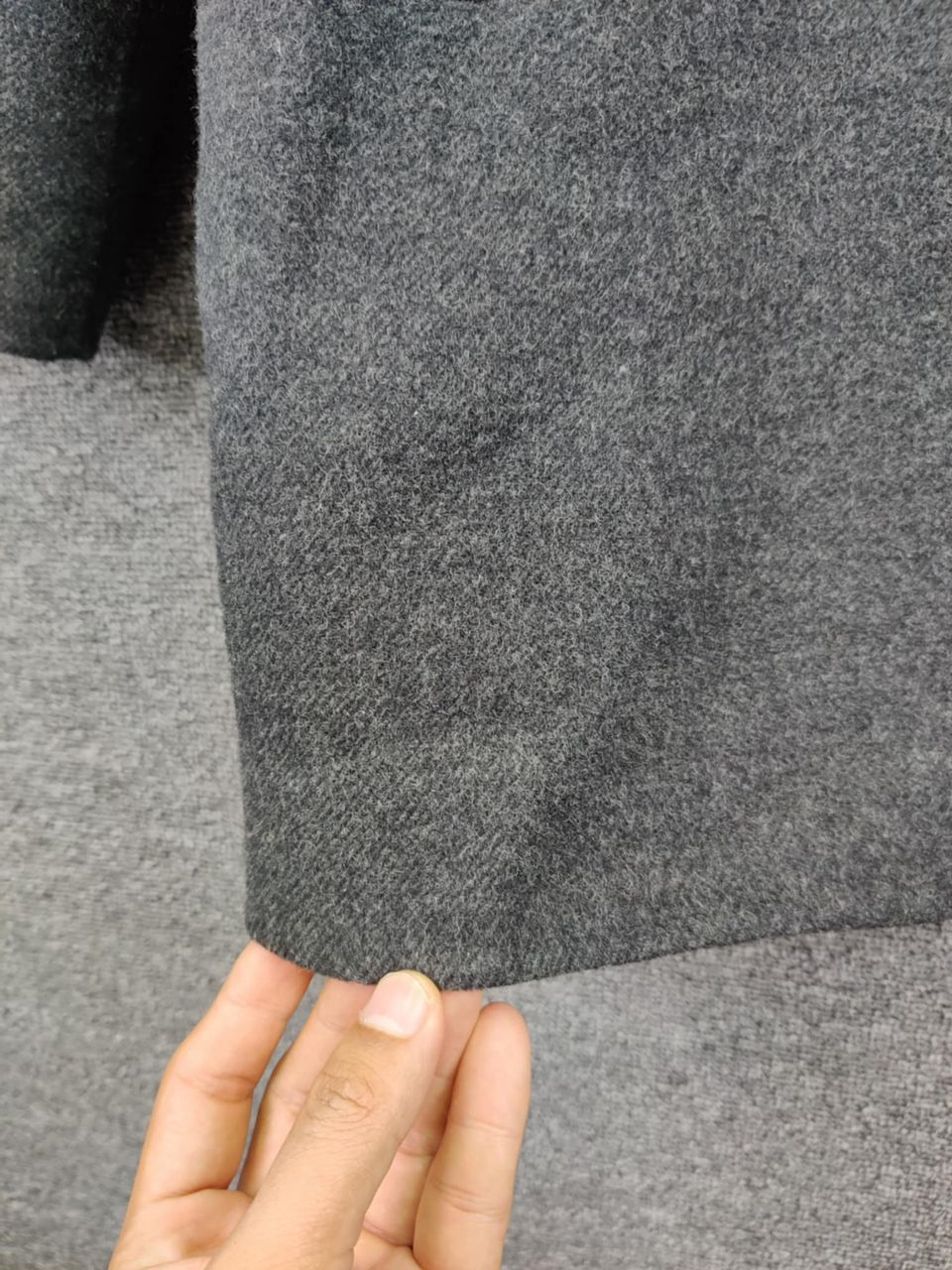 Balenciaga Balenciaga Paris Pour Homme Soft Wool Single Breasted Coat Size US L / EU 52-54 / 3 - 12 Thumbnail
