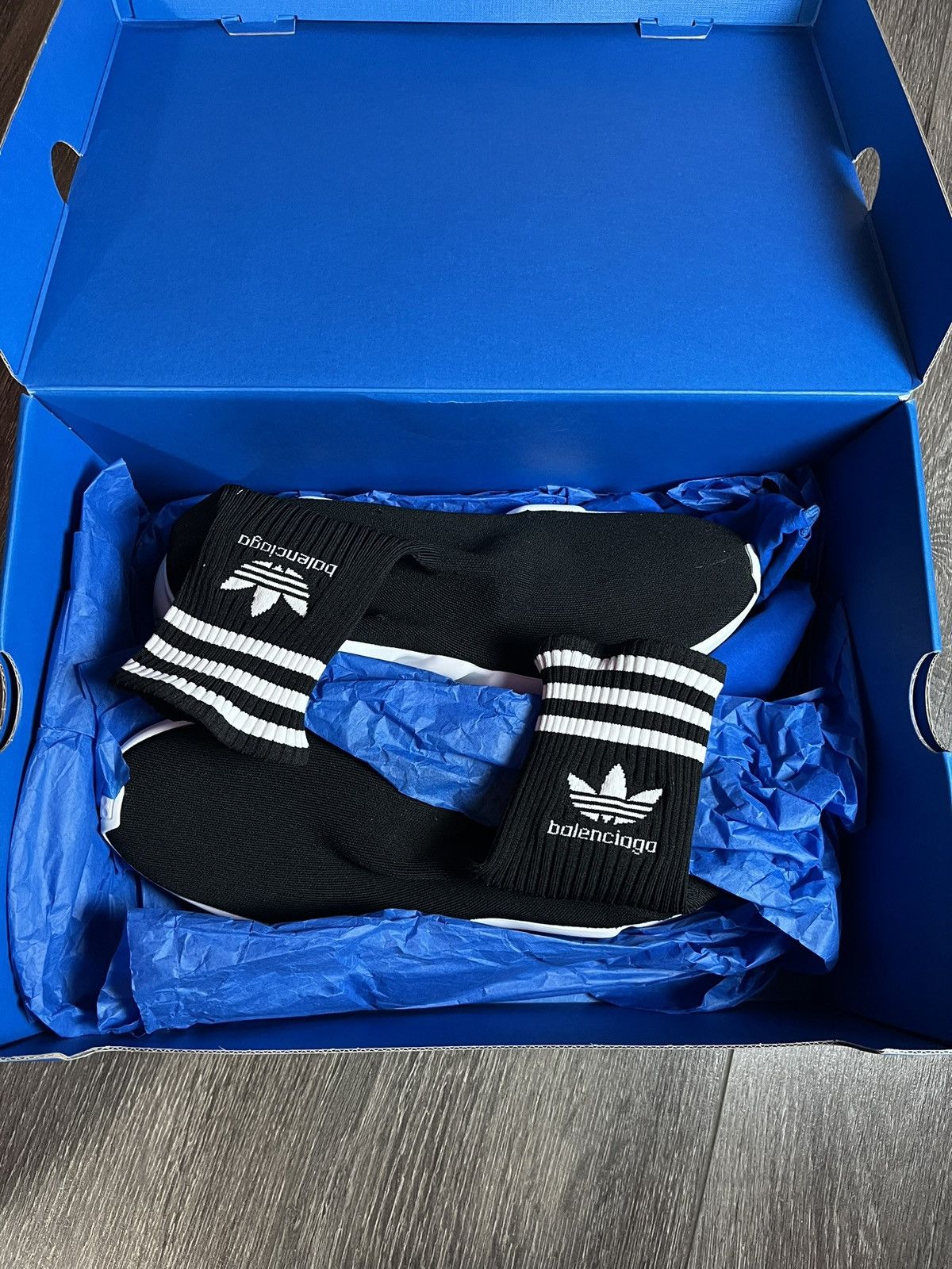 Adidas × Balenciaga Balenciaga x Adidas Speed Trainer Sock Sneaker - Size 11 Size US 12 / EU 45 - 2 Thumbnail