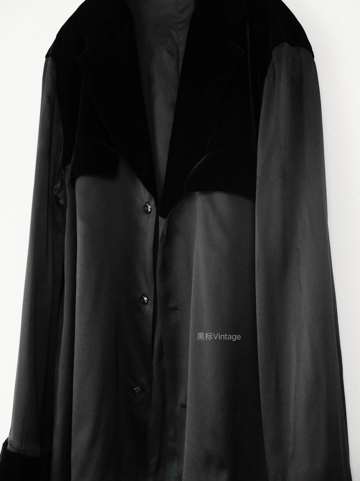 Yohji Yamamoto Yohji Yamamoto 15SS Vintage Silk Velvet Women's Jacket Size L / US 10 / IT 46 - 4 Thumbnail