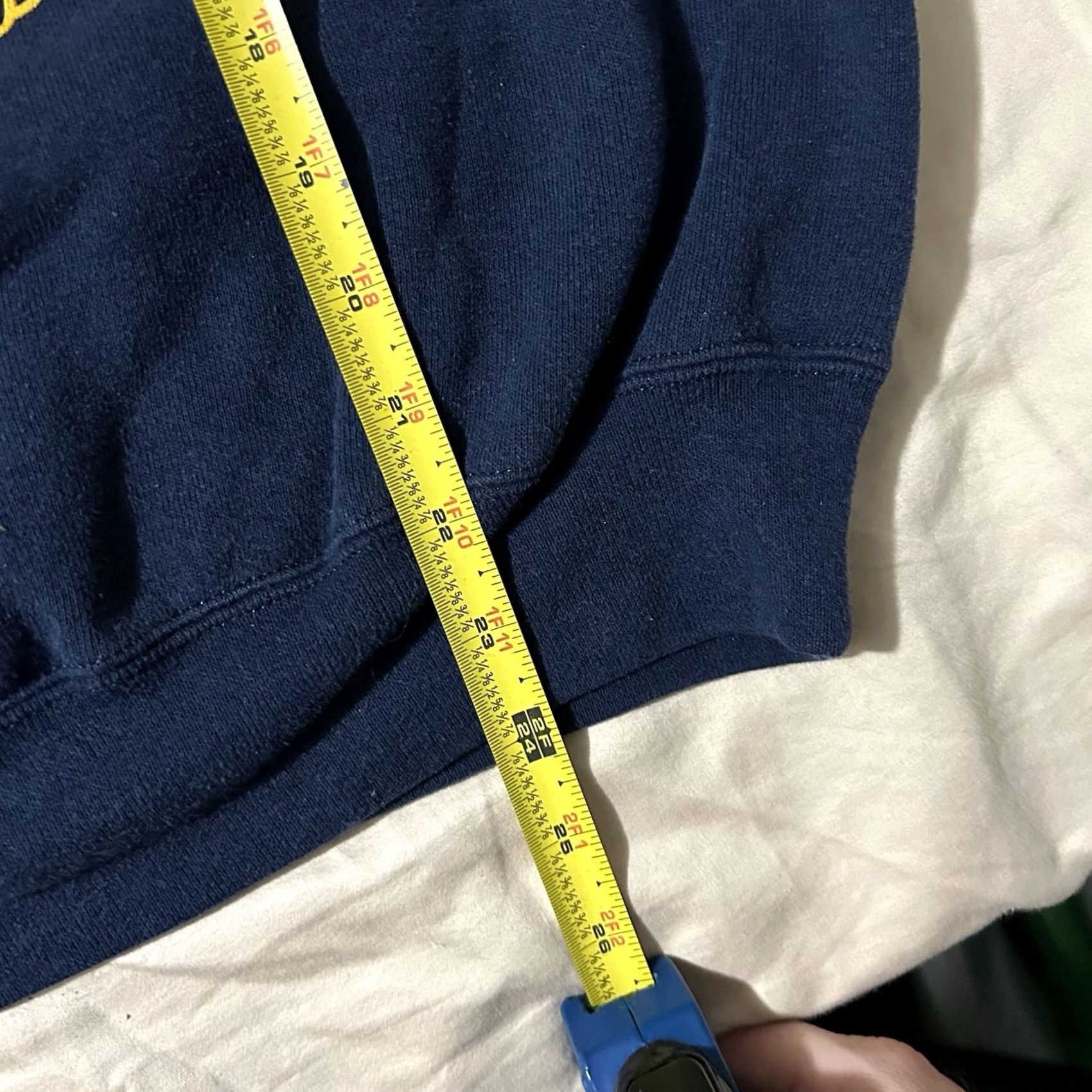 Soffe VINTAGE Soffe Navy Reflective Logo Sweatshirt Size M Blue 90s Mens Pullover Sweatshirt Logo Reflective 90s Theme Size US M / EU 48-50 / 2 - 6 Thumbnail