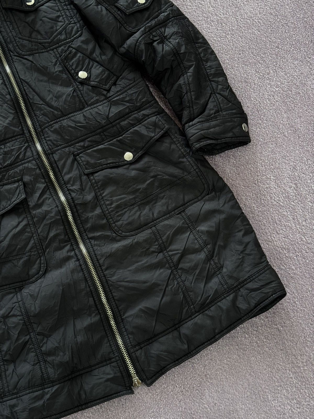 Moschino 00’s Moschino Jeans Nylon Multiple Pockets Parka Jacket Size M / US 6-8 / IT 42-44 - 6 Thumbnail