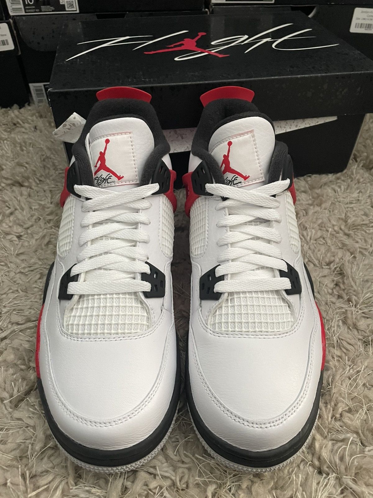Jordan Brand Jordan 4 Red Cement Size US 7 / EU 40 - 4 Thumbnail