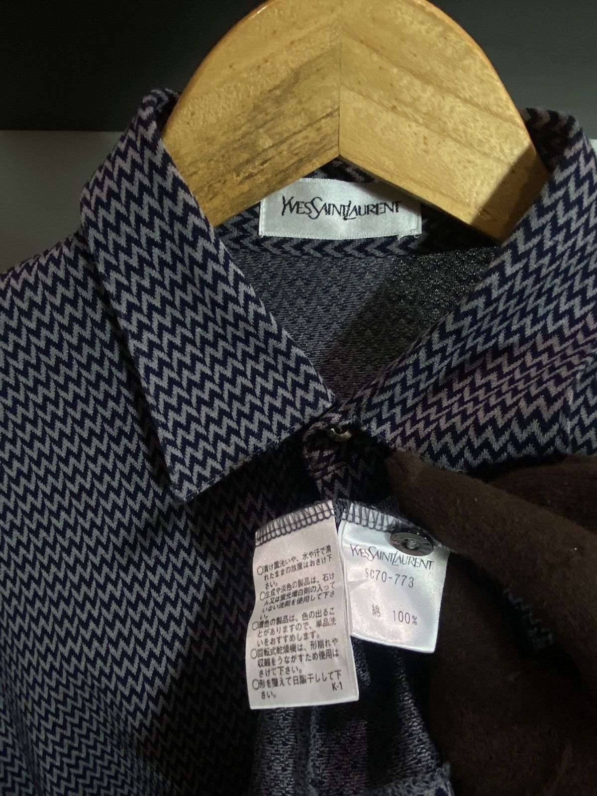 Yves Saint Laurent Yves Saint Laurent Polo Monogram LS Size US XL / EU 56 / 4 - 7 Thumbnail