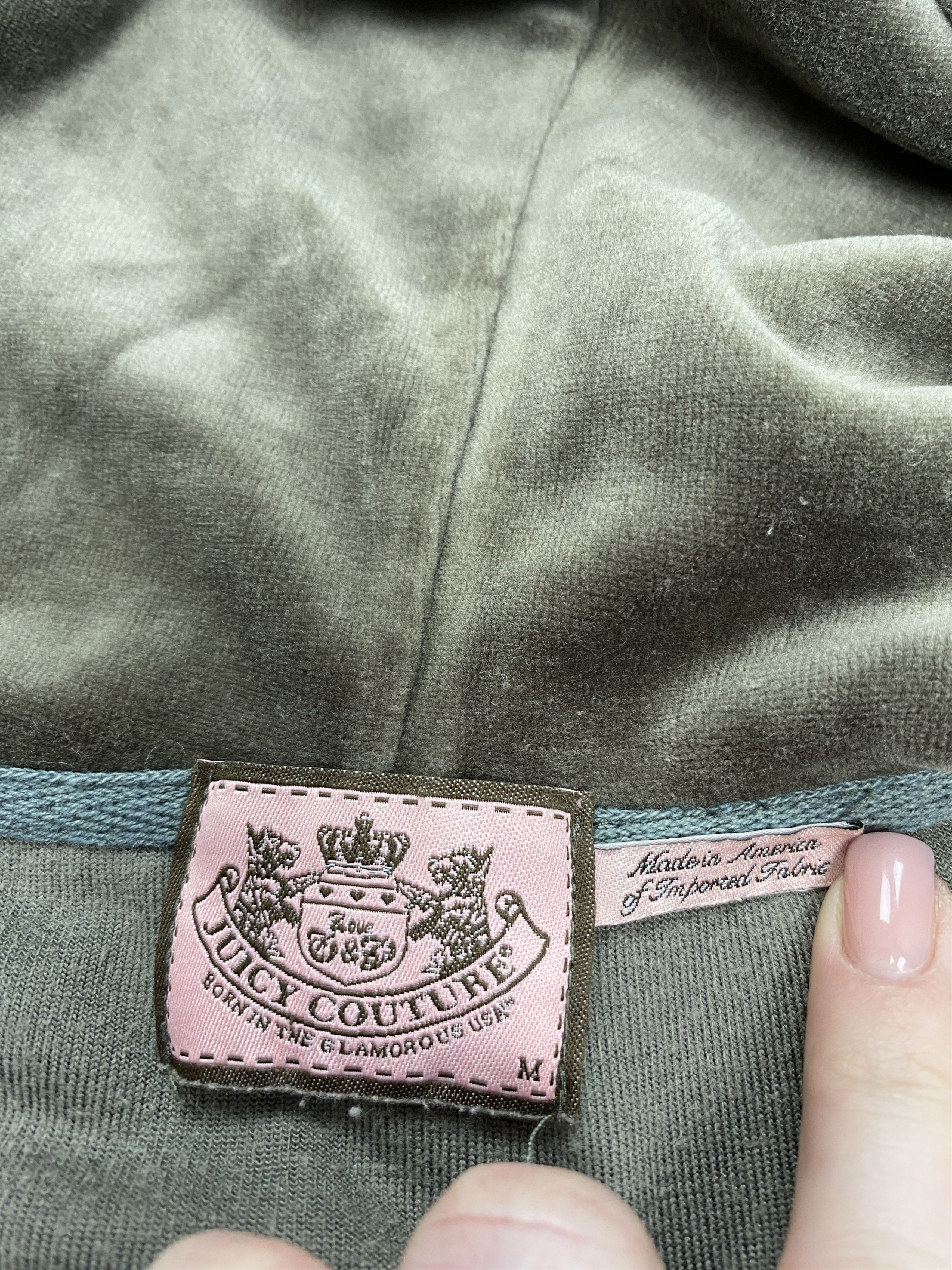 Juicy Couture × Vintage Juicy Couture Velour Track Suit Hoodie + Pants Size M / US 6-8 / IT 42-44 - 5 Thumbnail