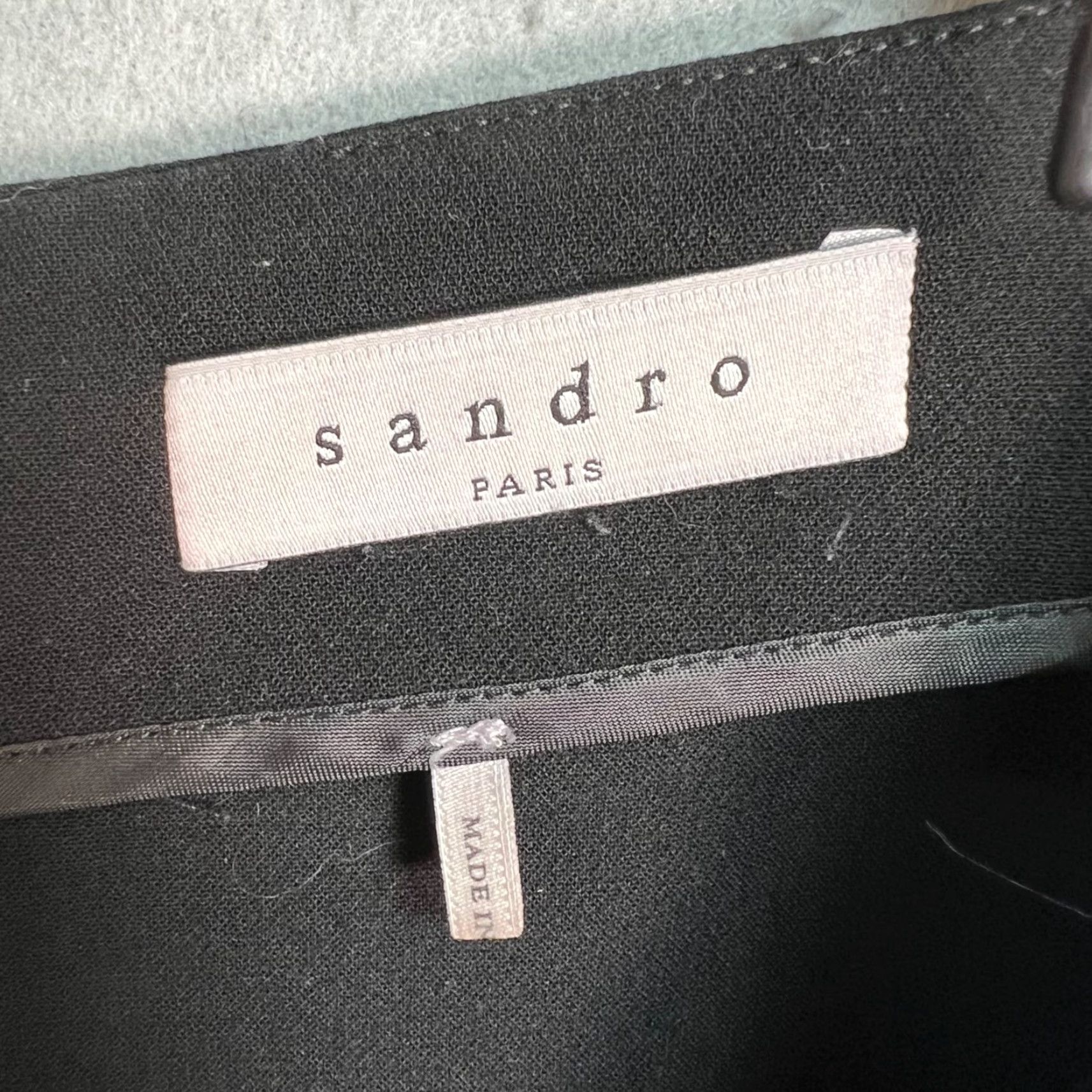 Sandro Sandro Paris Black Mini Skirt With Chain Detail Leather Accent Size 2 Skirt Womens 2 Black Mini Chain Sandro Paris Leather Accent Skirt 2 Womens Size 26" / US 2 / IT 38 - 3 Thumbnail