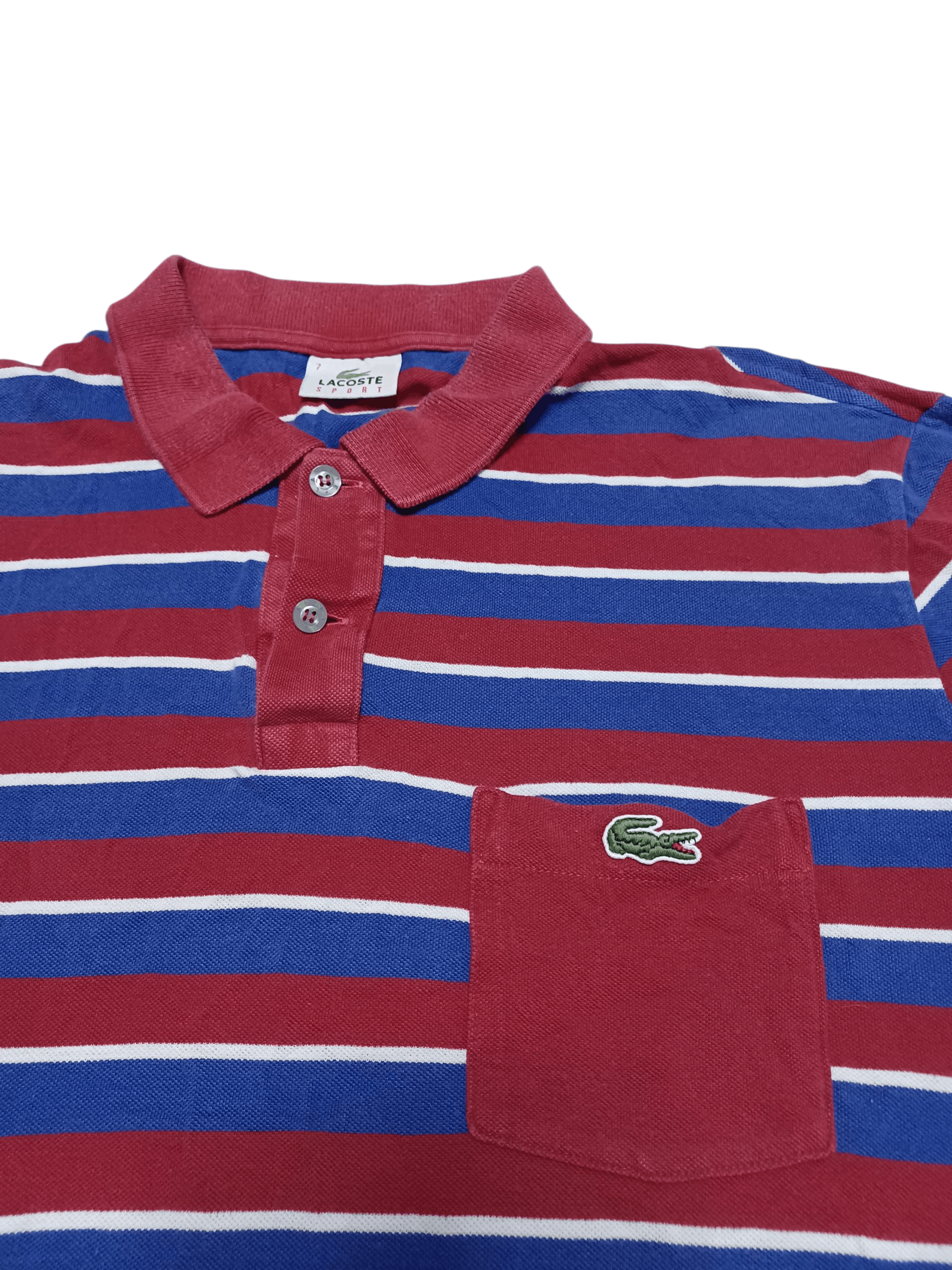 Lacoste LACOSTE VINTAGE LUXURY OLDMONEY POLO SHIRT FRANCE Size US L / EU 52-54 / 3 - 2 Thumbnail