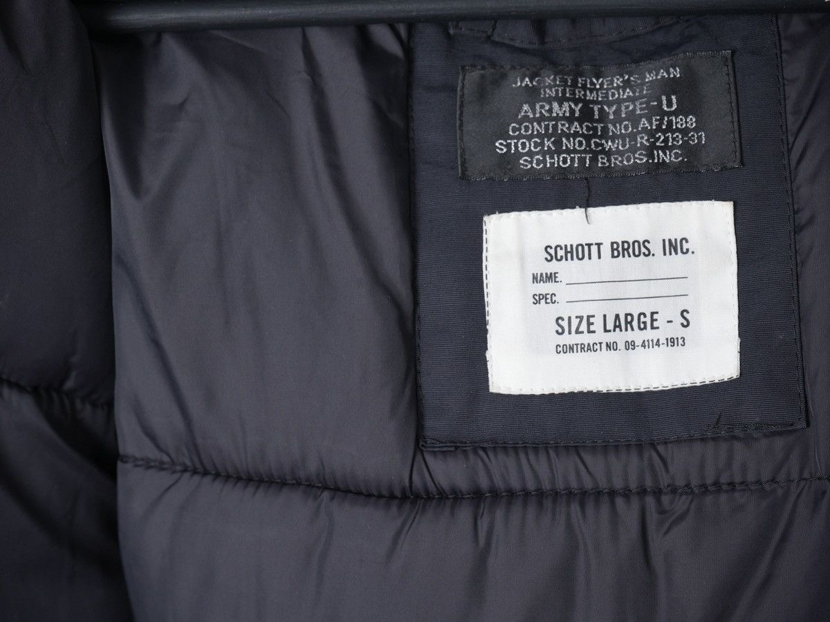 Schott Y2k Schott Army Type-U Hooded Parka Jacket S Size US S / EU 44-46 / 1 - 6 Thumbnail
