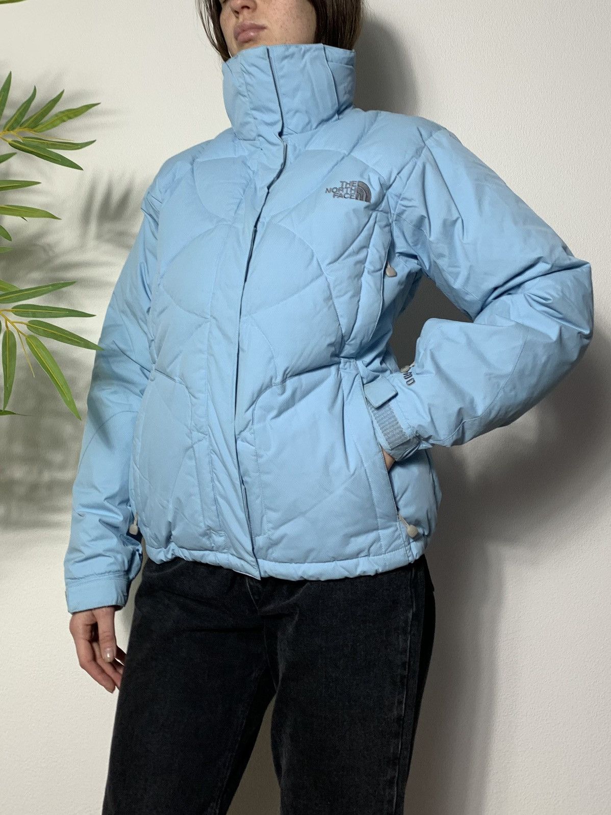 VINTAGE THE NORTH FACE 600 BLUE PUFFER DOWN JACKET