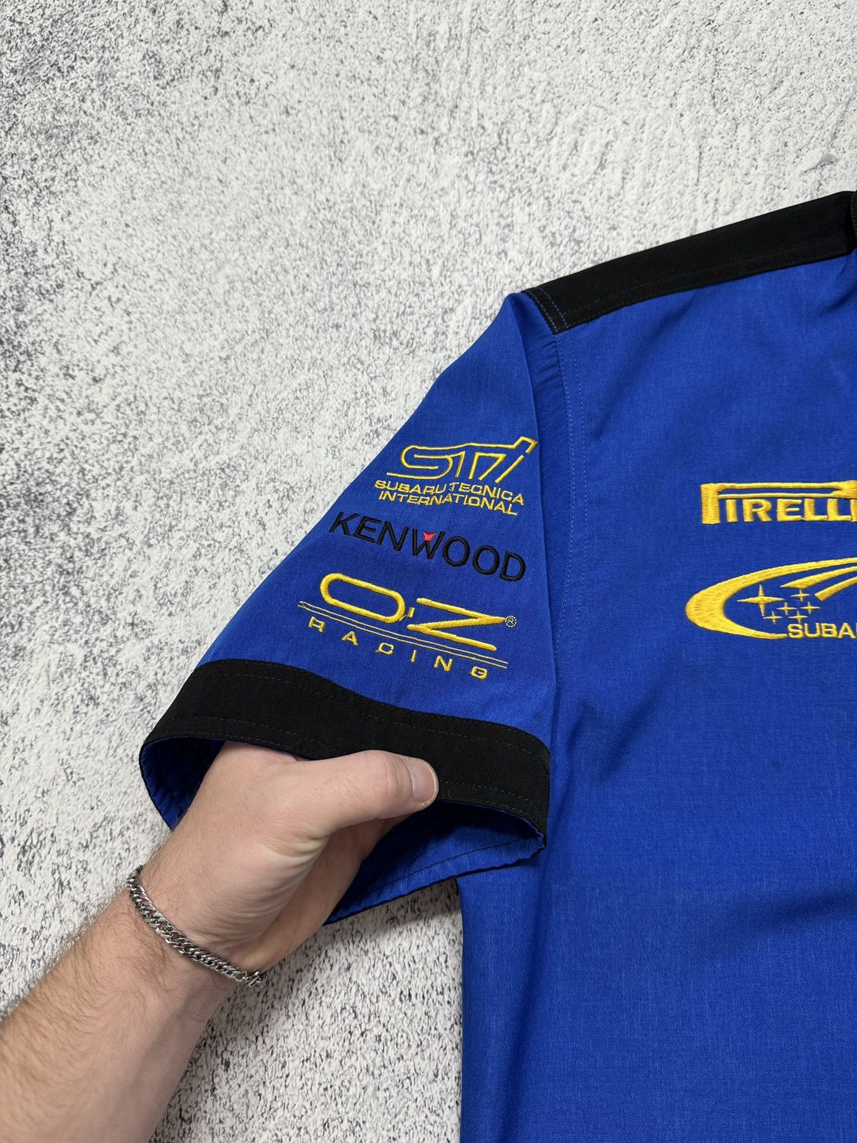 Vintage Vintage Subaru 555 World Rally Team Worker Buttons Shirt Size US M / EU 48-50 / 2 - 6 Thumbnail
