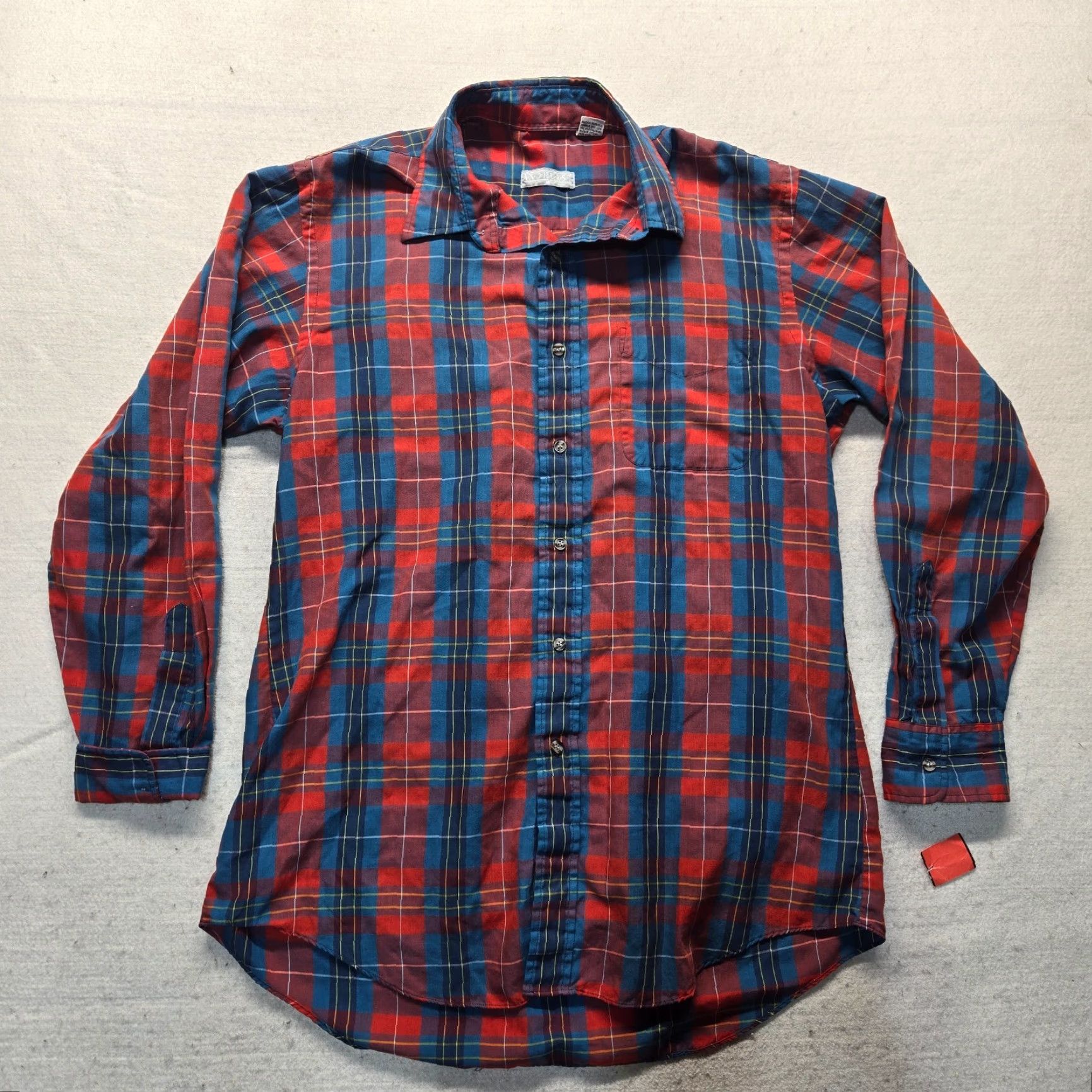Vintage Andhurst Shirt Adult Men's Size M Medium Black Plaid Button-Up Long Sleeve Casual Regular Size US M / EU 48-50 / 2 - 2 Thumbnail