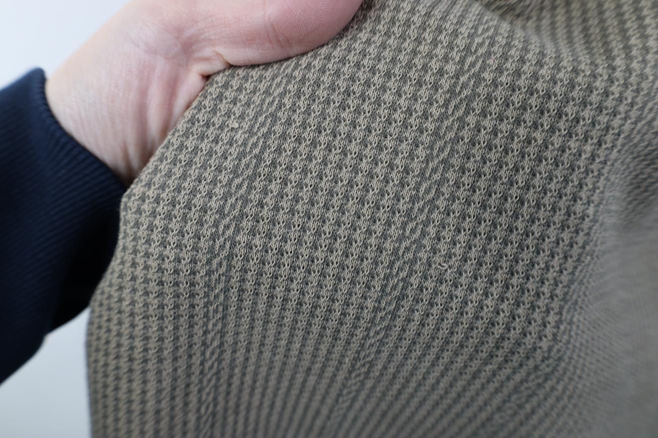 Vintage Vintage 90s Streetwear Houndstooth Knit Golf Polo Shirt Size US L / EU 52-54 / 3 - 7 Thumbnail