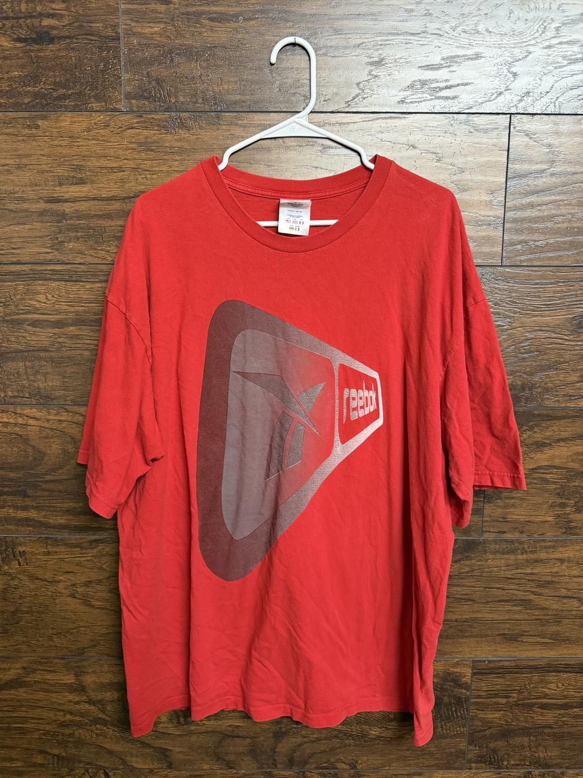 Reebok Y2K Reebok Oversized Logo T-shirt 3D Perspective Tee - XXL Size US XXL / EU 58 / 5 - 1 Thumbnail