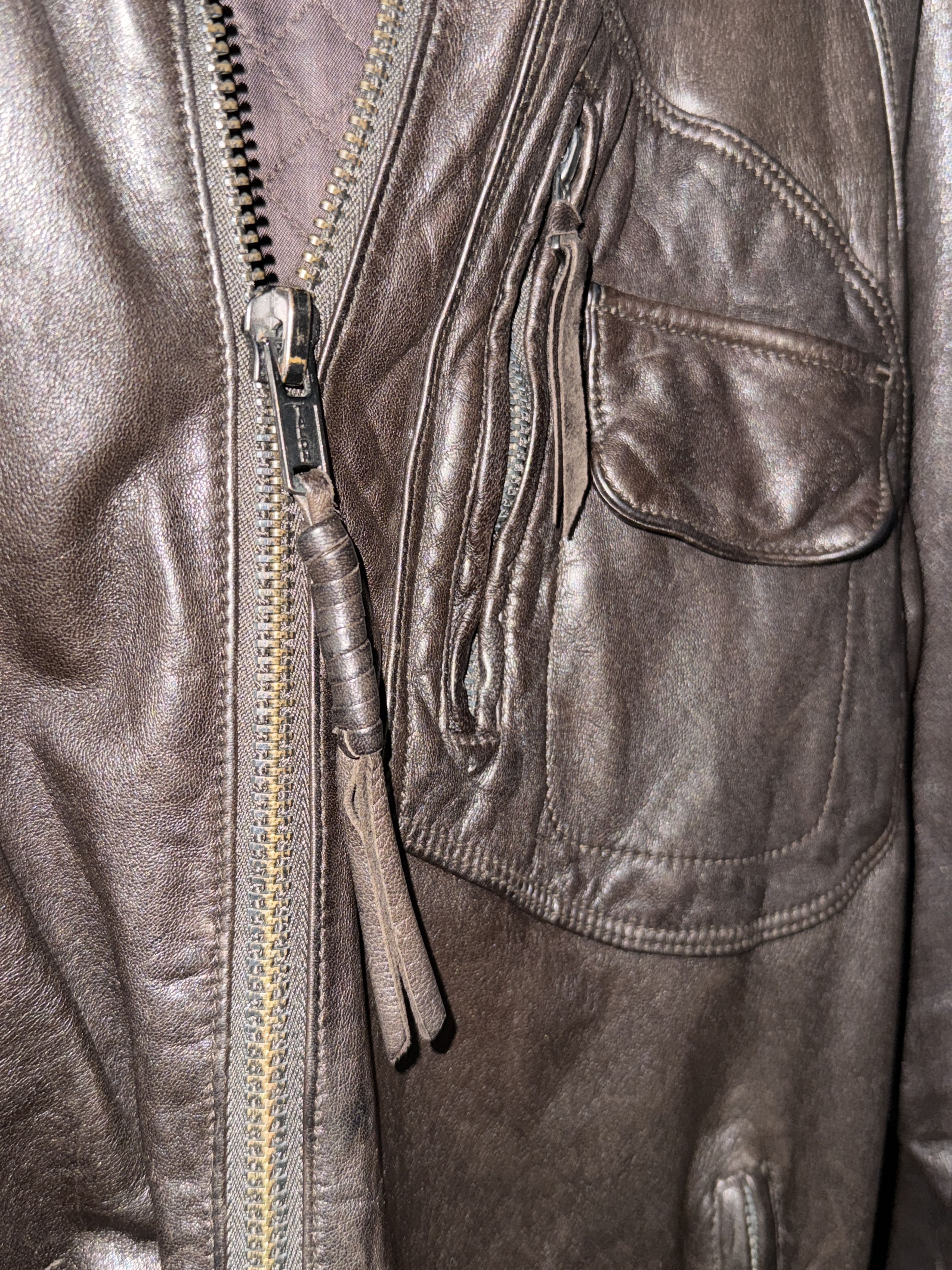 Levi's Made & Crafted Leather Moto Jacket Size US L / EU 52-54 / 3 - 3 Thumbnail