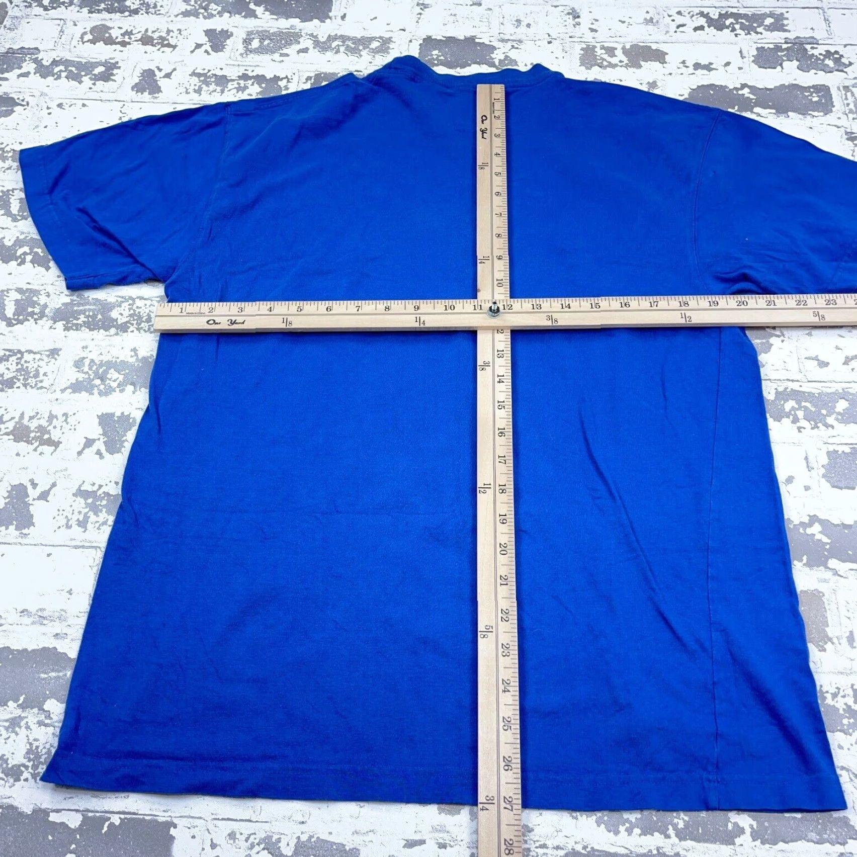 Disney VINTAGE Disney Shirt Men L Blue Mickey Mouse Walt World Spell Out 90s Y2 Tee Graphic Print Logo Costume? Size US L / EU 52-54 / 3 - 5 Thumbnail