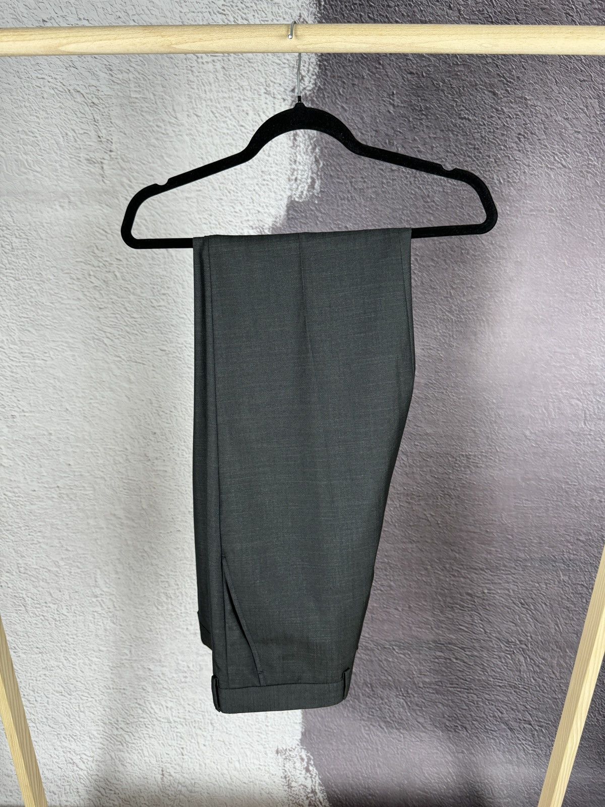 Nazareno Gabrielli BNWT Nazareno Gabrielli 2 pcs Panda grey 2 button wool suit Size 44R - 16 Thumbnail