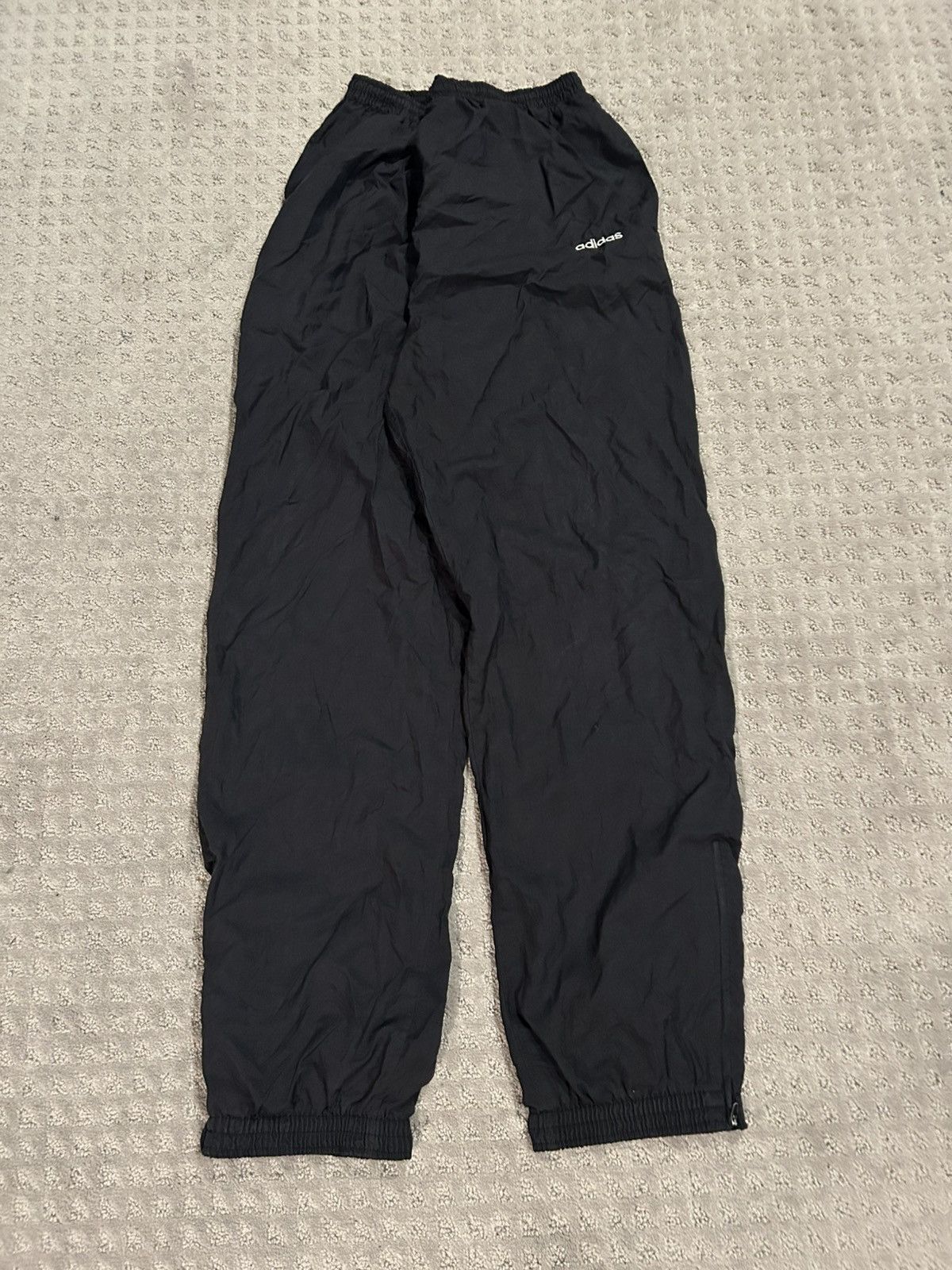 Adidas × Vintage Vintage 90’s Baggy Black Adidas Track Pants Size US 36 / EU 52 - 1 Thumbnail